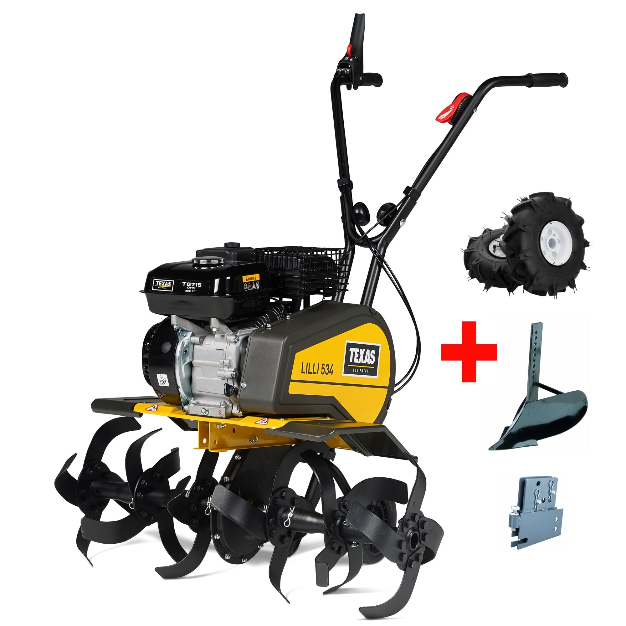 Texas Benzinmotorhacke "SET 534TG" 4 kW/5,4 PS, mit Rückwärtsgang und Zubeh günstig online kaufen