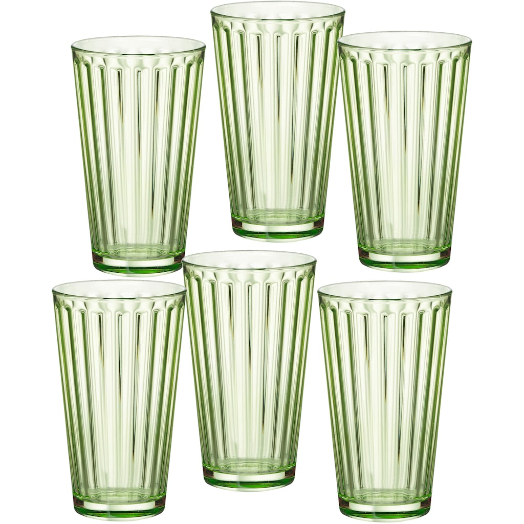 Ritzenhoff & Breker Longdrinkglas »Lawe«, (Set, 6 tlg., 6 Longdrinkgläser, je 400 ml)