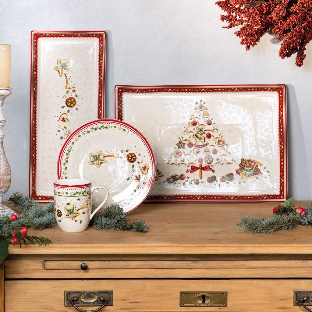 Villeroy & Boch Servierplatte "Kuchenplatte Winter Bakery Delight 40 x 17 c günstig online kaufen