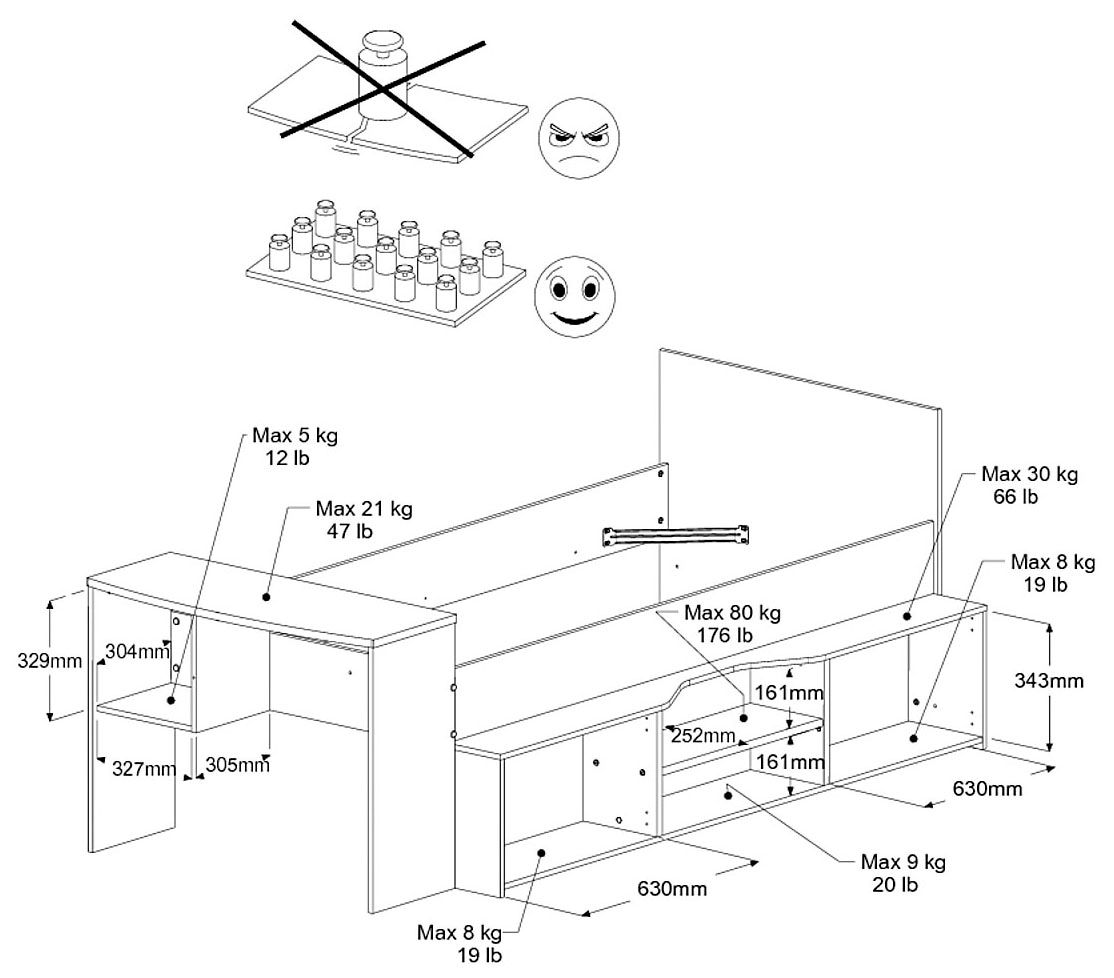 Parisot Jugendzimmer-Set »Parisot Cleo 11« Set, 2 tlg.