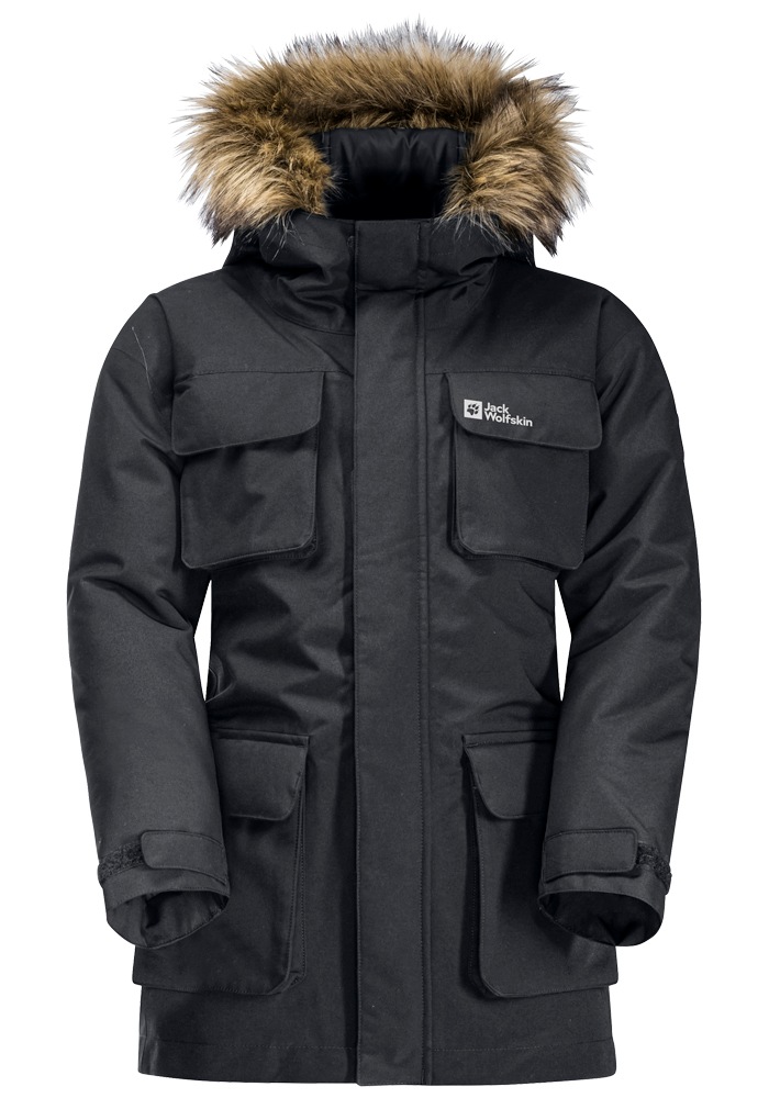 Jack Wolfskin Funktionsparka "GLACIER PEAK PARKA K", mit Kapuze