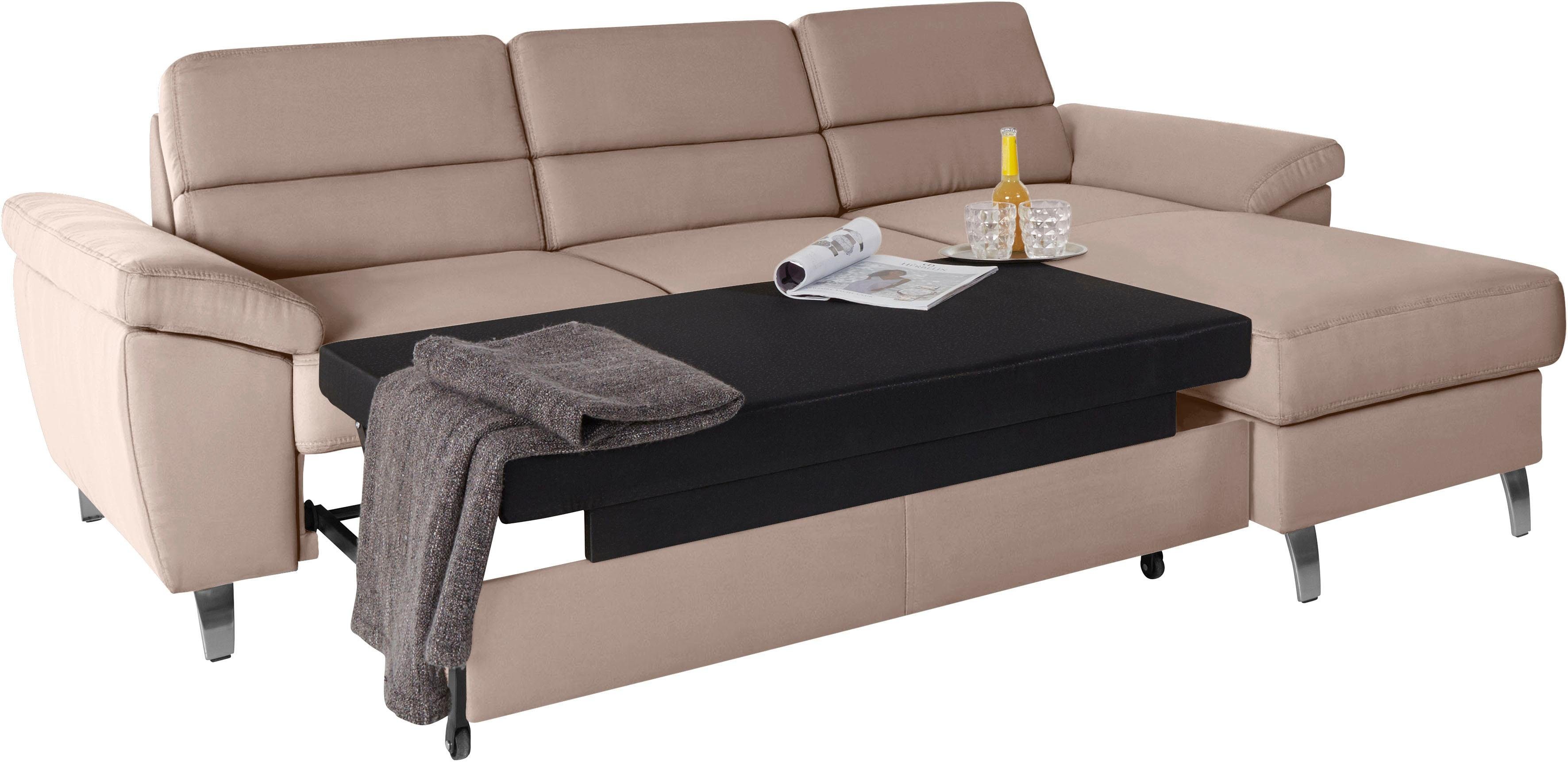 Thumbnail - sit&more Ecksofa "Sorano L-Form", wahlweise mit Bettfunktion und Bettkasten