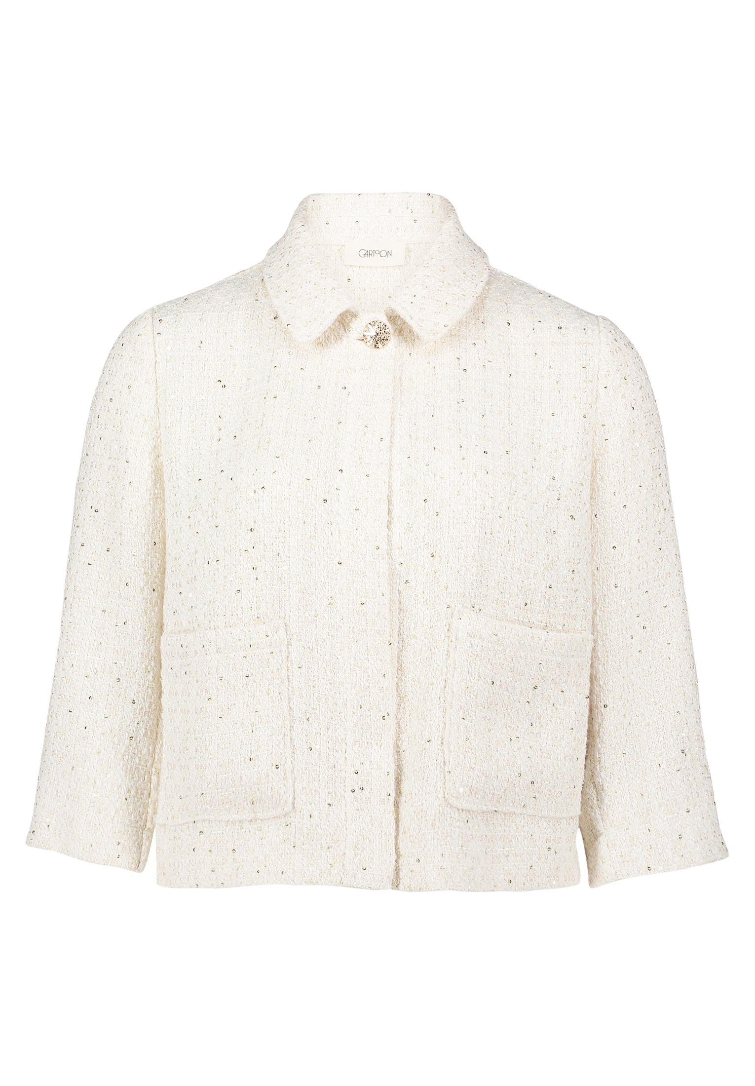 Cartoon Jackenblazer »Cartoon Tweedblazer mit Taschen«, Material