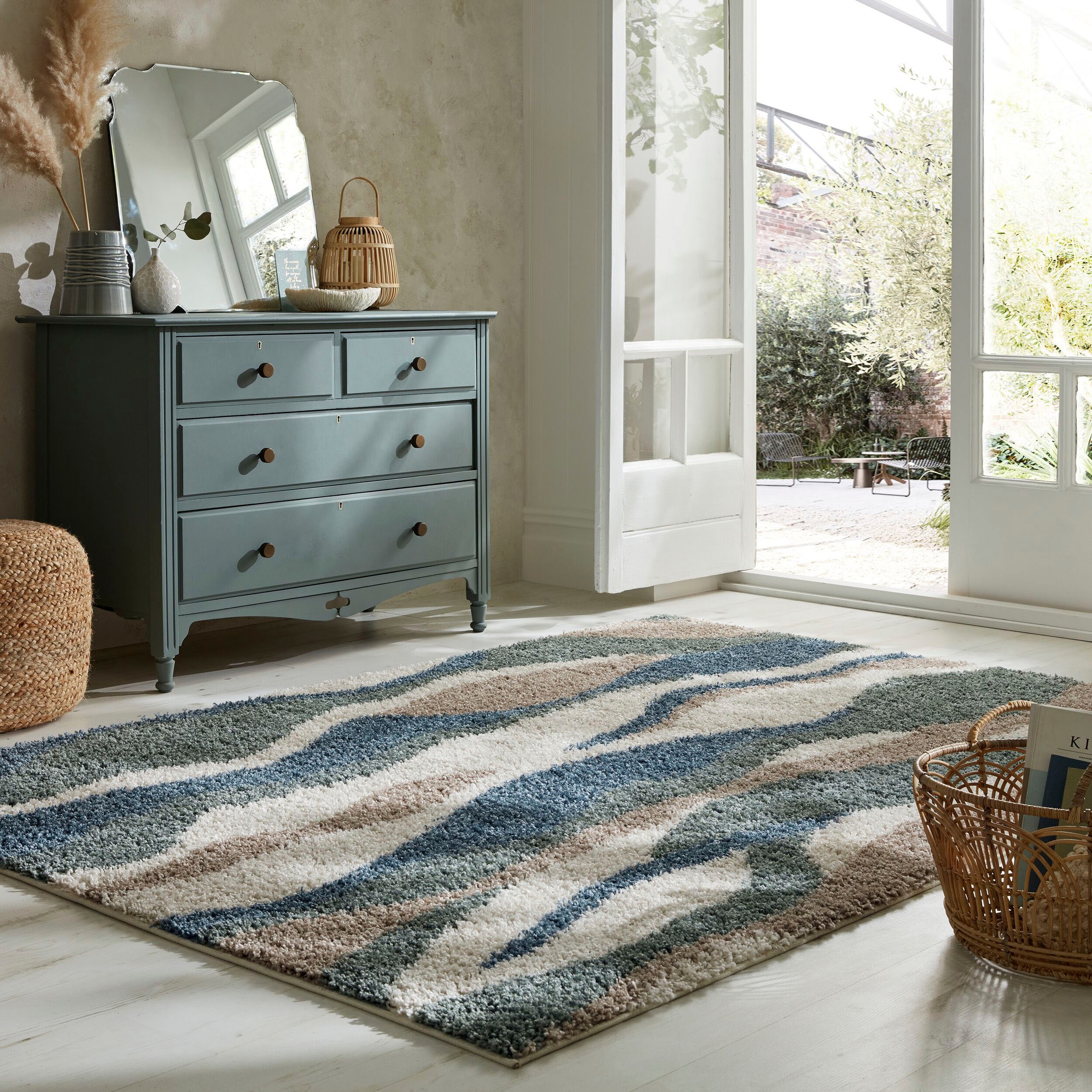 FLAIR RUGS Ilgo plauko kilimas »STREAM« rechtecki...
