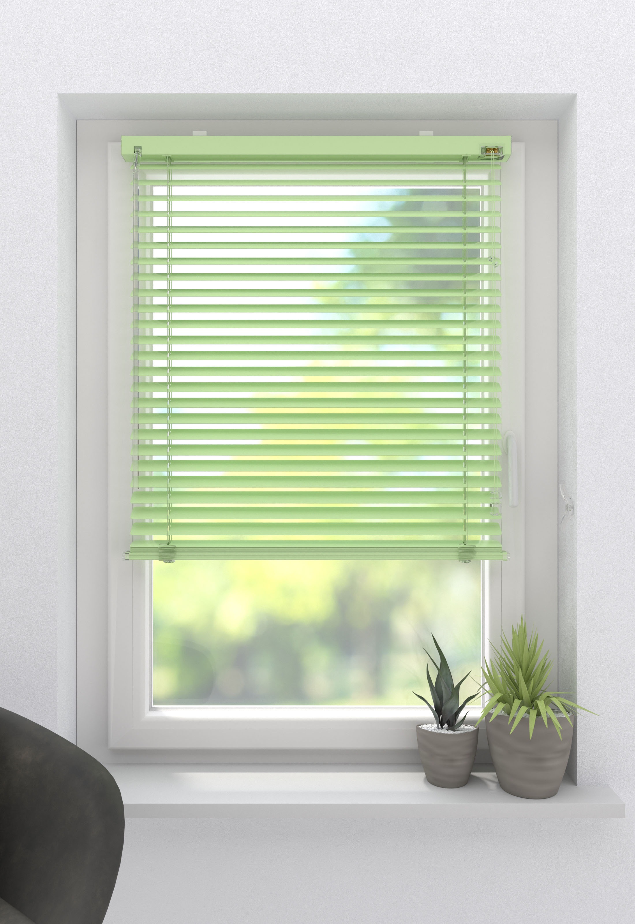 my home Jalousie ohne Bohren freihängend Aluminium, Klemmträger mit Festste günstig online kaufen