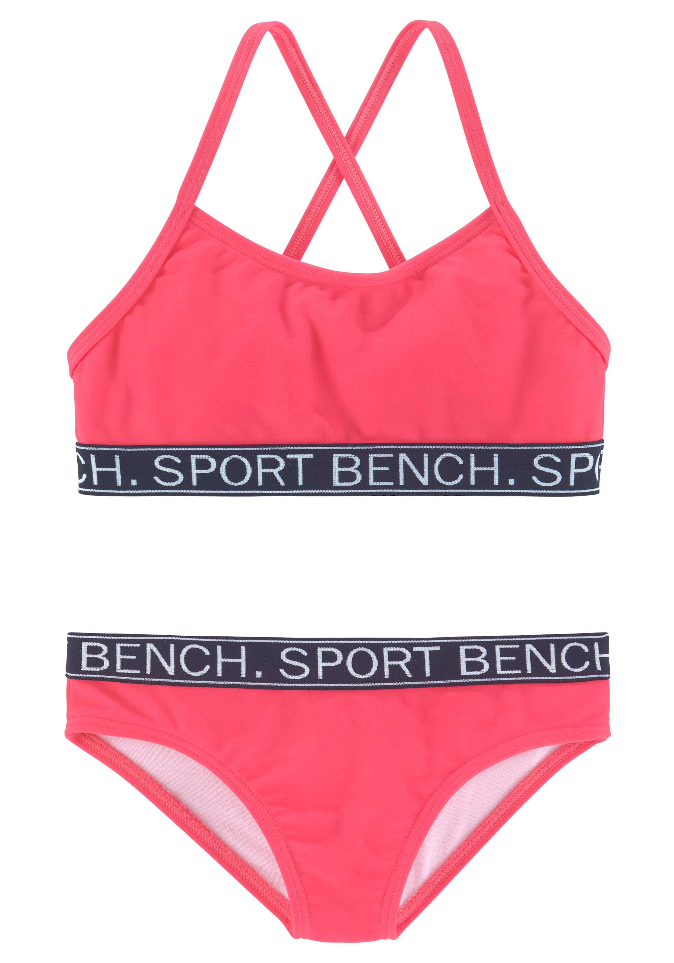 Farben ▷ Kids«, sportlichem Design | und für in BAUR »Yva Bench. Bustier-Bikini