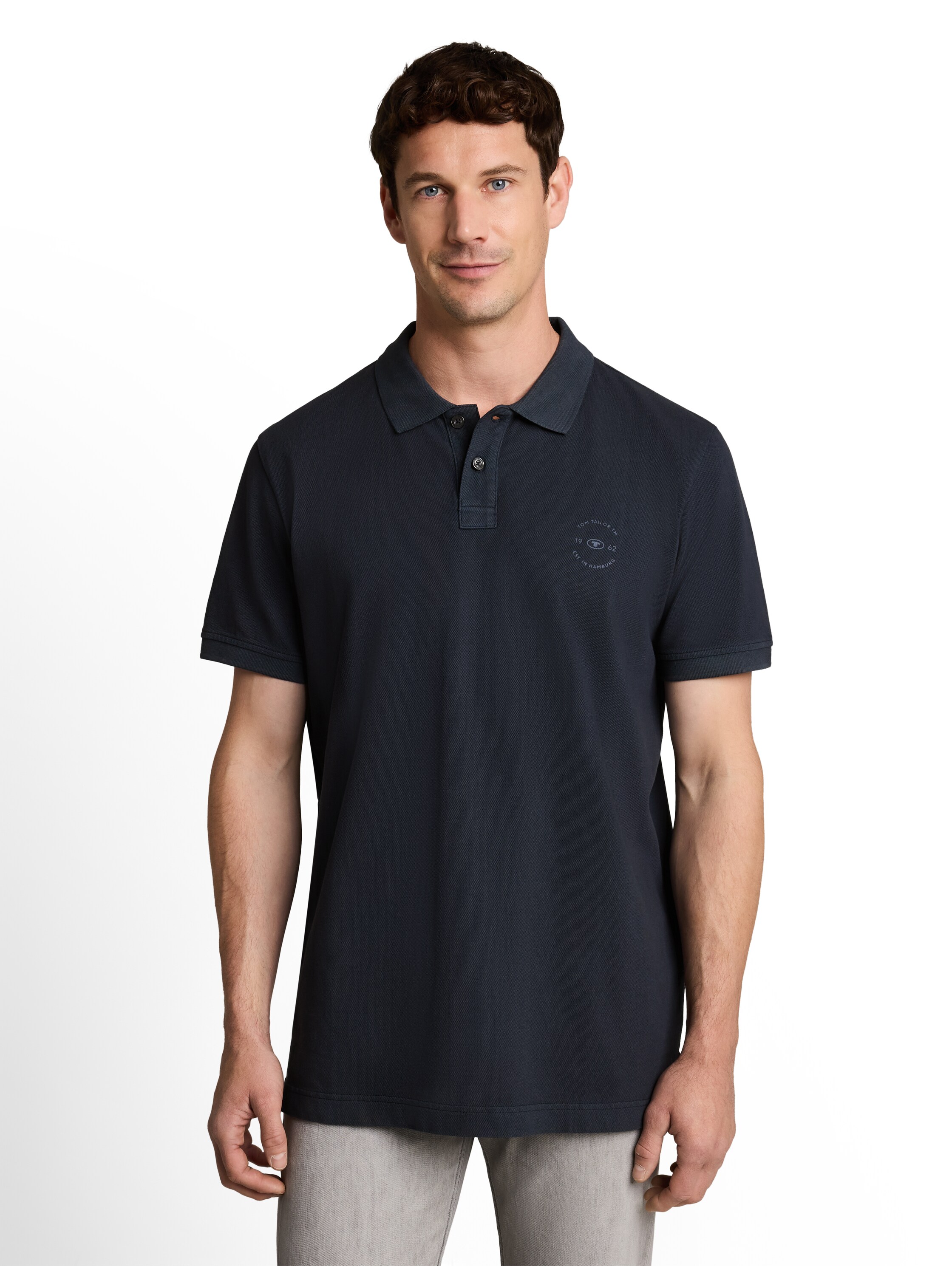 TOM TAILOR Sommershirt mit kleinem Logo-Print