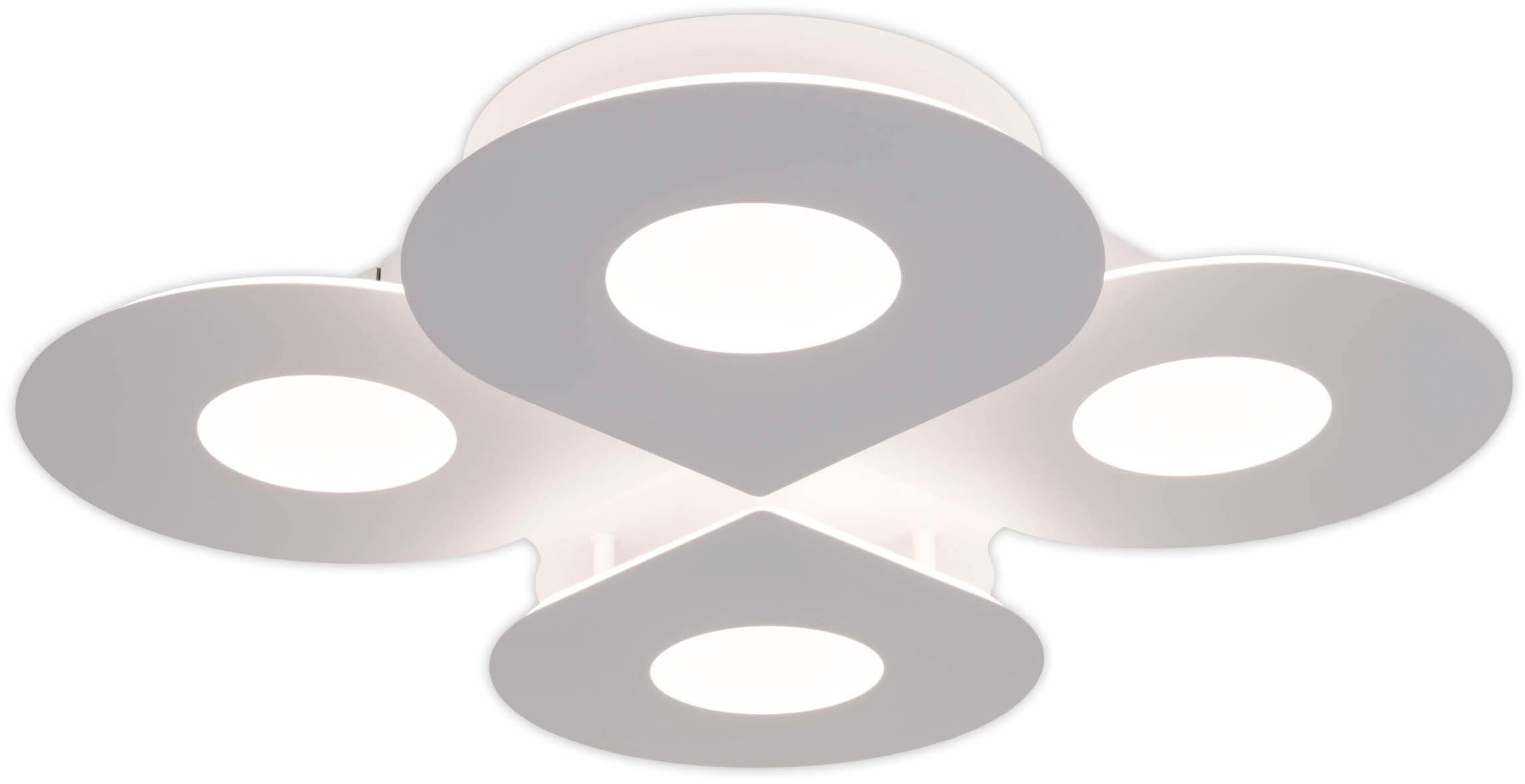näve LED Deckenleuchte »Smilla«, 1 flammig, Leuchtmittel LED-Modul | LED fest integriert, weiß, Memory, Nachtlicht, CCT, dimmbar per Fernbedienung (inkl.)