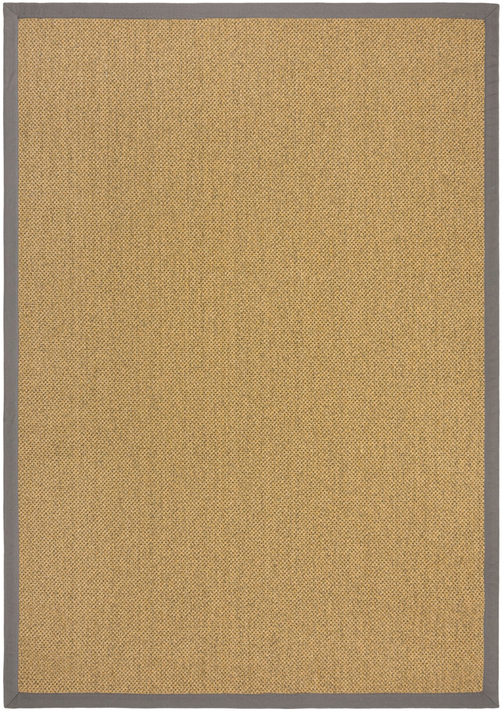 FLAIR RUGS Teppich »Sisal Look«, rechteckig, 6 mm Höhe, Sisal Look Border Indoor Outdoor Bodenläufer Teppich
