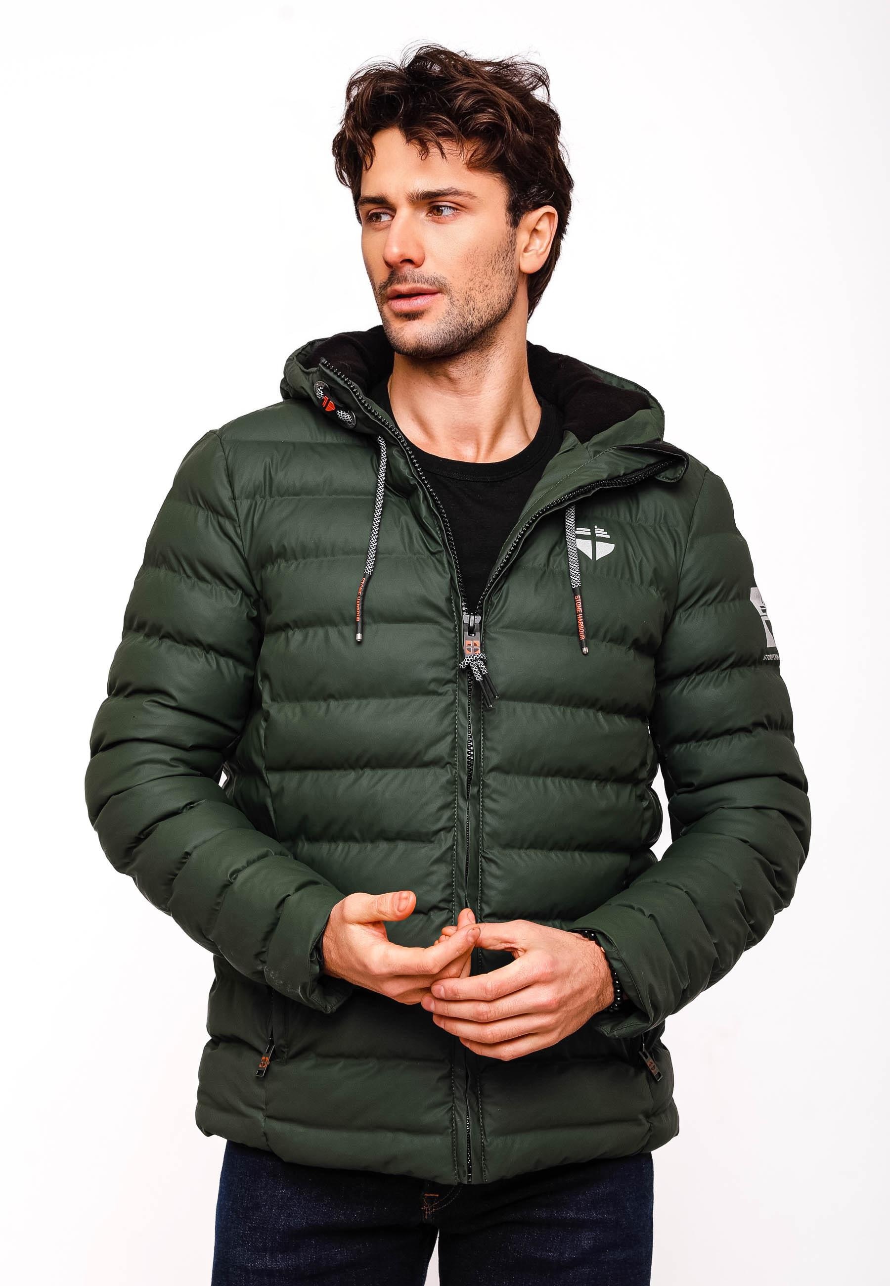 Stone Harbour Winterjacke "Zaharoo", mit Kapuze, Wasserdichte, gesteppte Regenjacke für den Winter