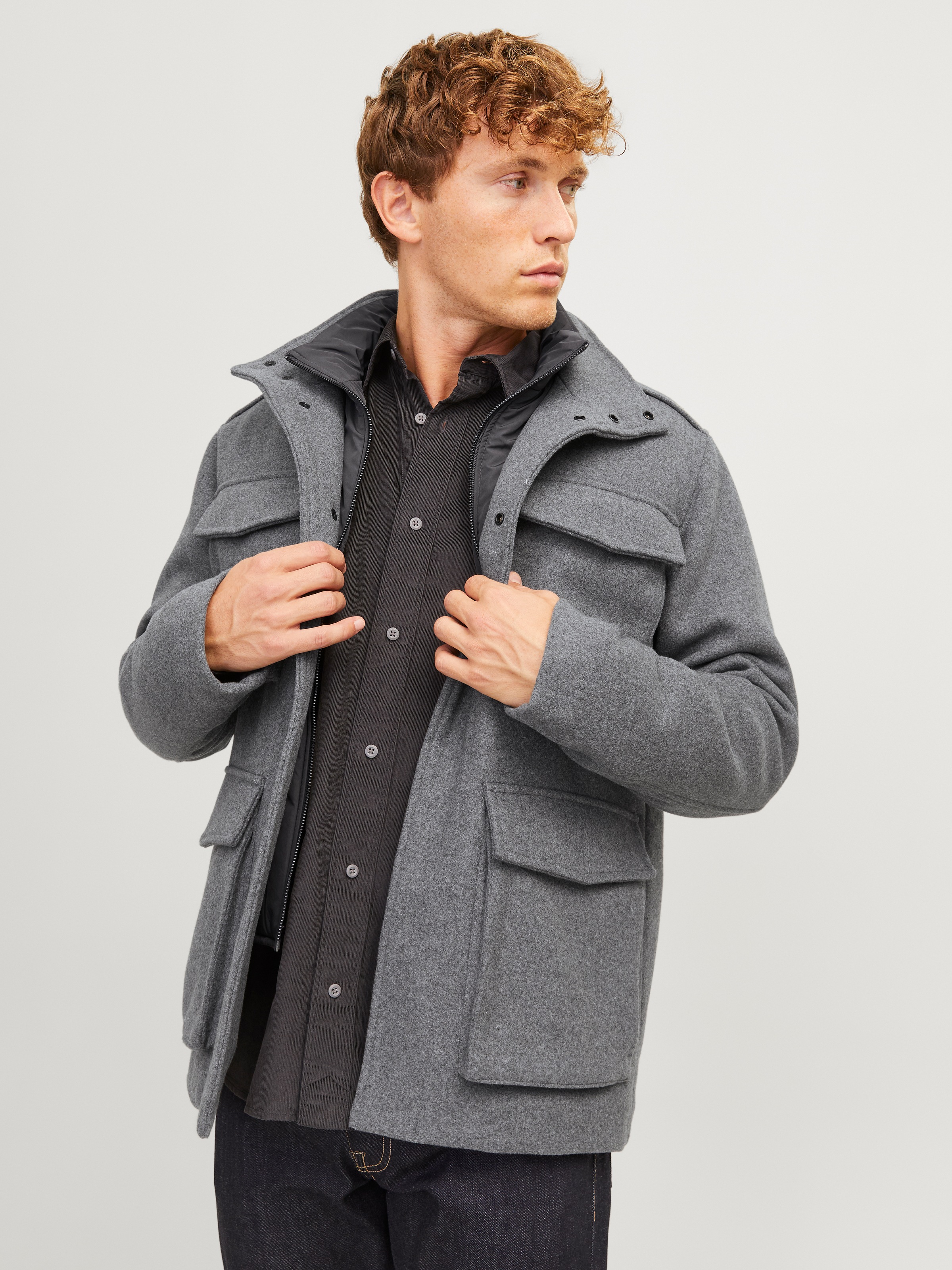 Jack & Jones Wolljacke »JPRCCALEX WOOL BLEND FIELD JACKET SN«