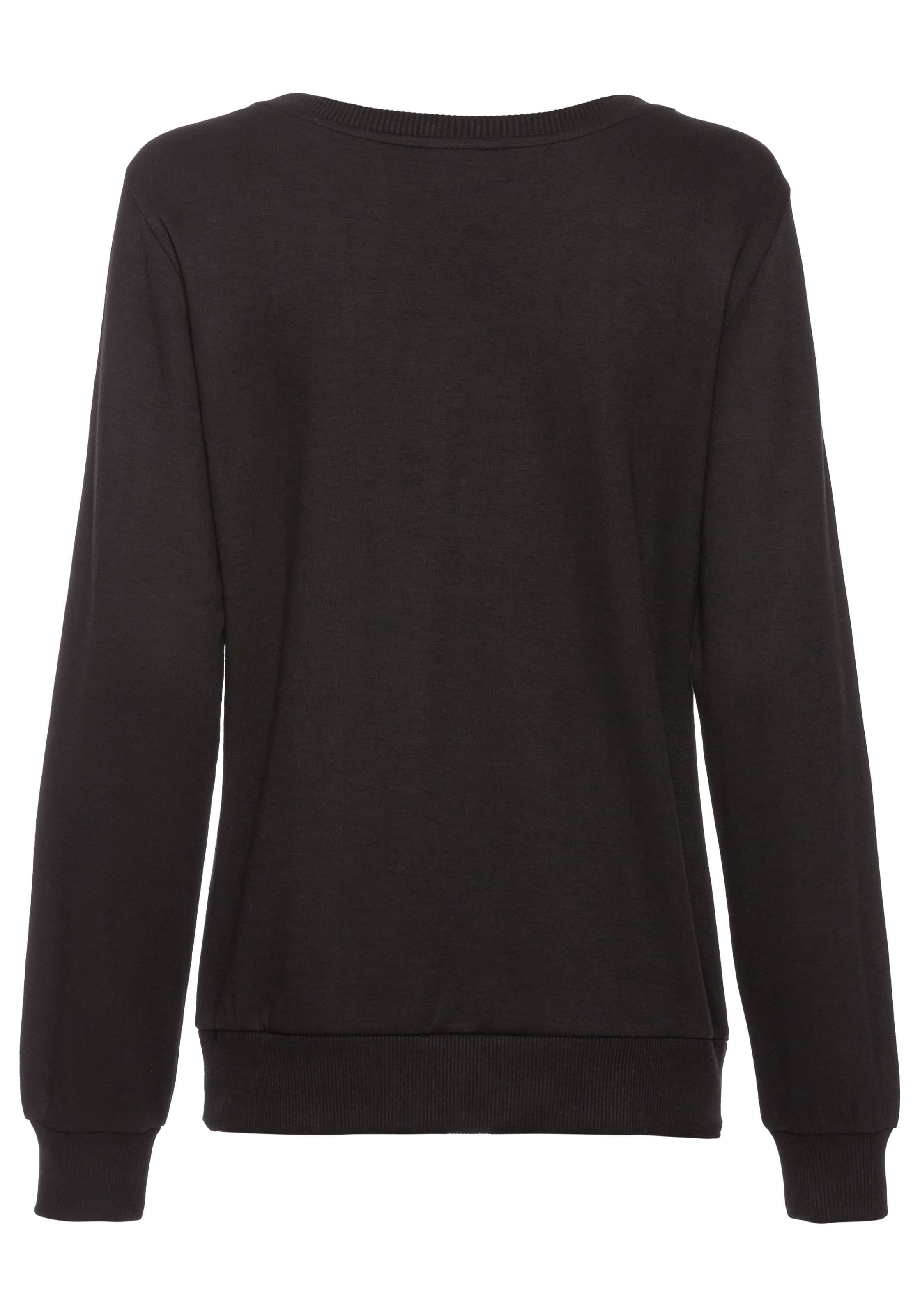 Thumbnail - Vivance Longsweatshirt, mit Loungewear Stickerei, Loungeshirt