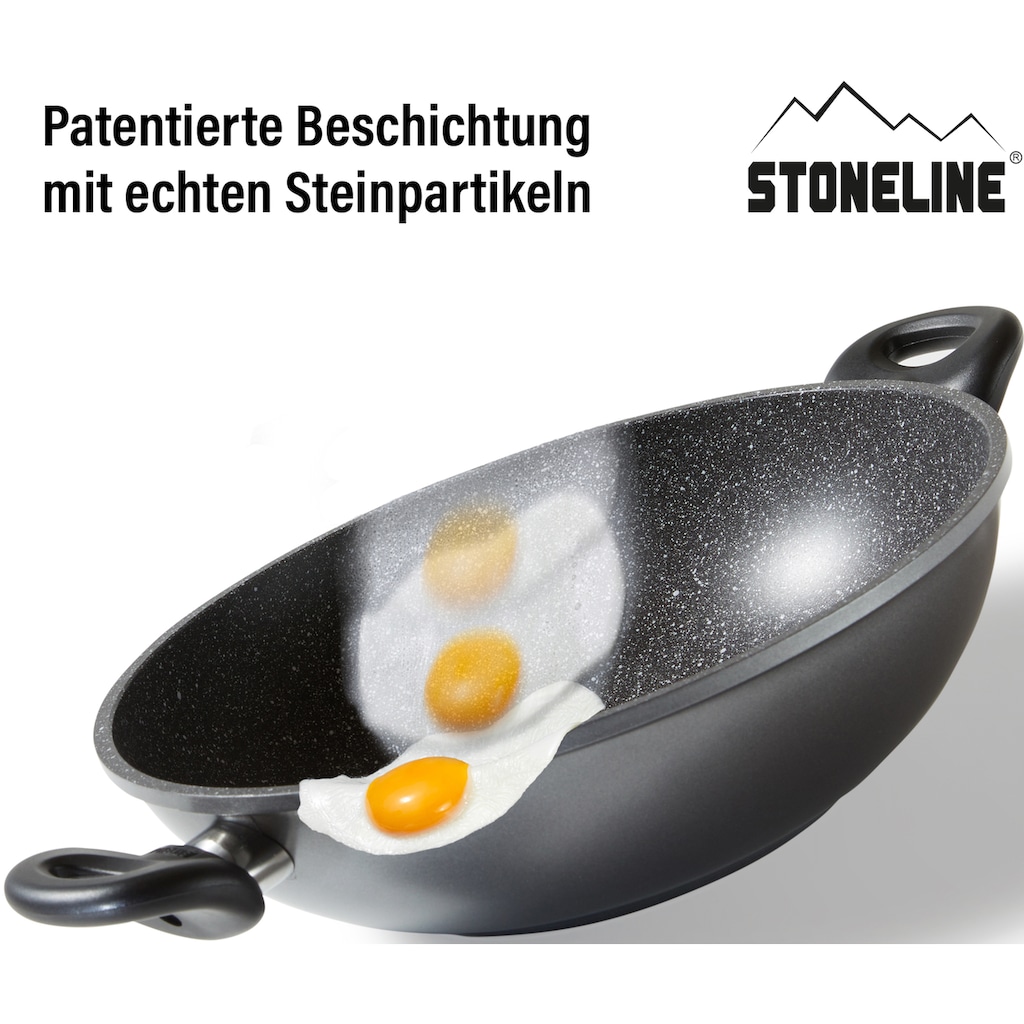 STONELINE Wok, Aluminiumguss, Ø 28 cm, Induktion