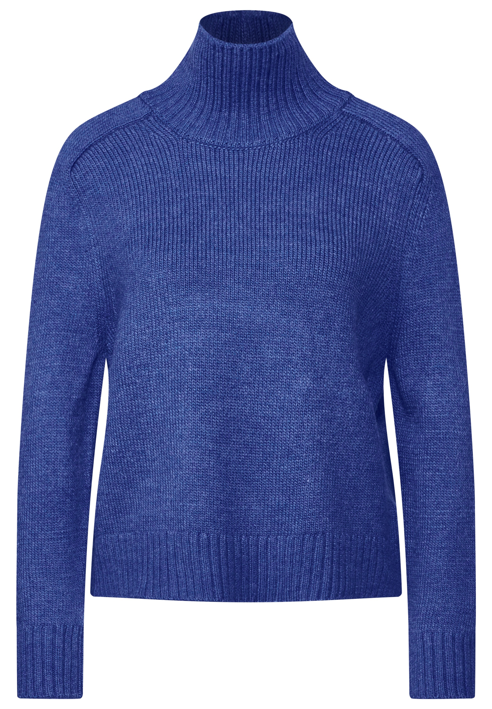 STREET ONE STUDIO Strickpullover, mit Materialmix