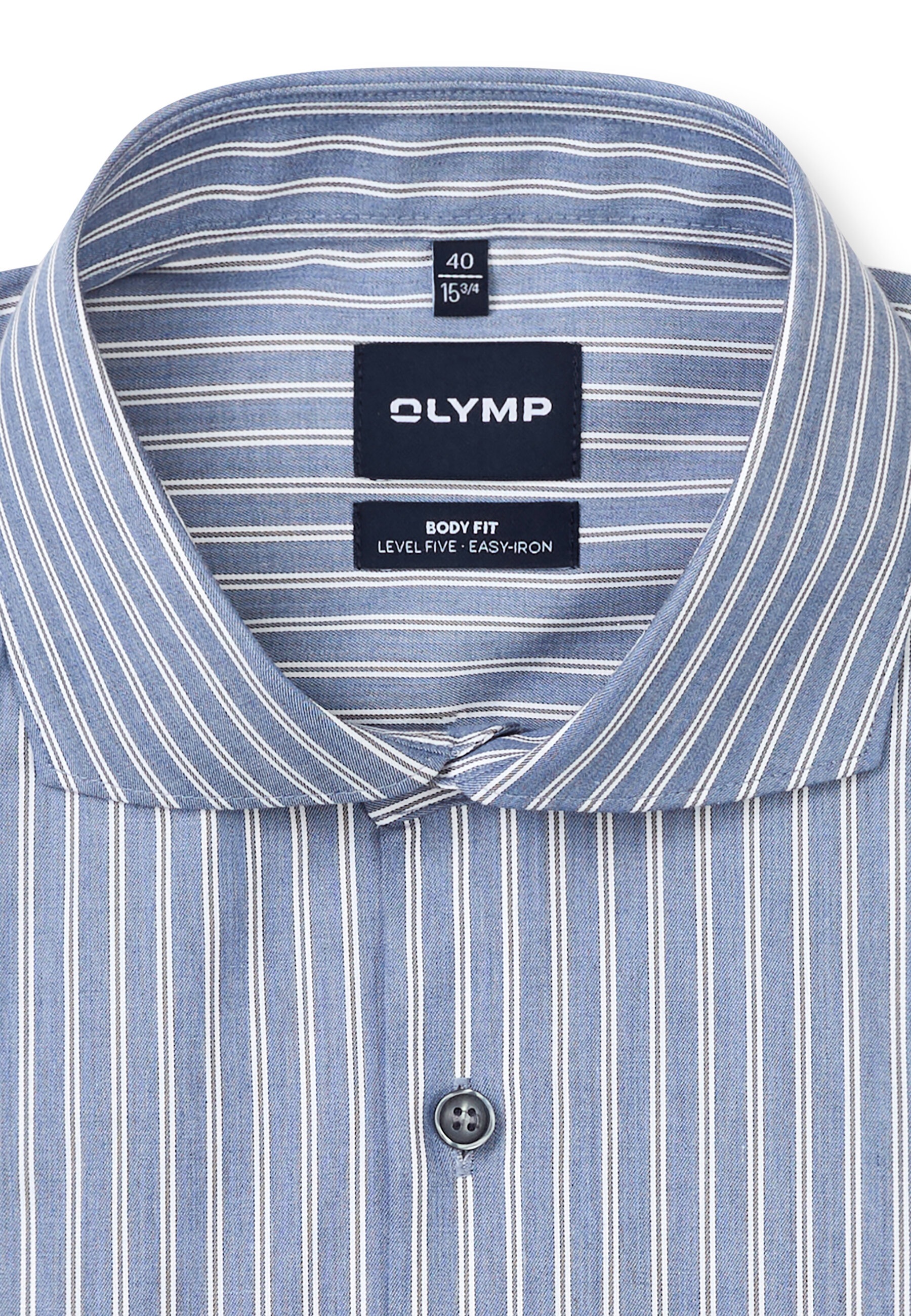 OLYMP Businesshemd »OLYMP Level Five, Body Fit, Haifisch«
