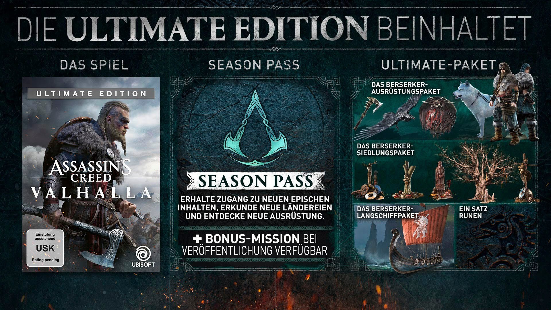 UBISOFT Spielesoftware »Assassin's Creed Valhalla - Ultimate Edition«, Xbox One