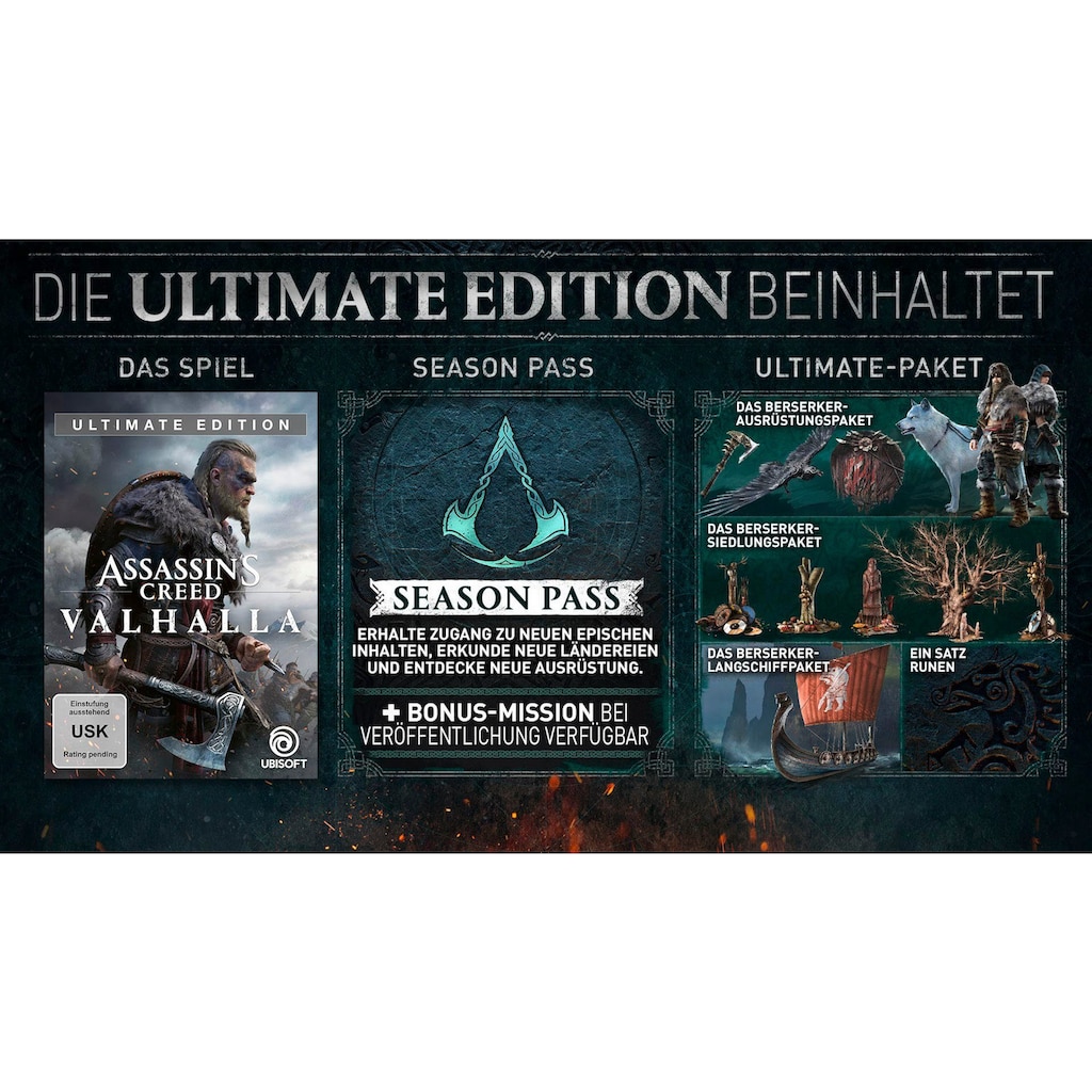 UBISOFT Spielesoftware »Assassin's Creed Valhalla - Ultimate Edition«, Xbox One