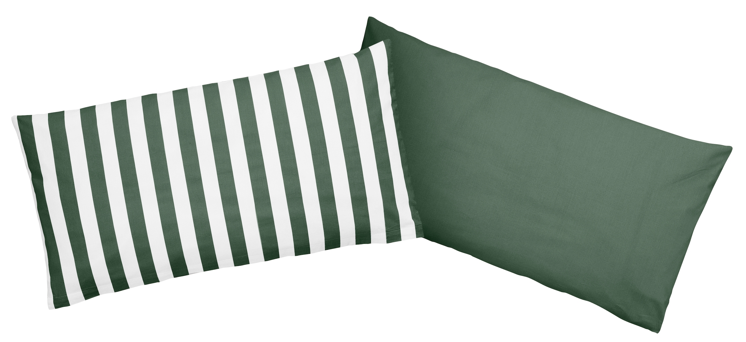 andas Kissenbezug "Greta", (2 St., 2x 40x80), Kissenhülle mit Wendeoptik, OEKO-TEX und Made in Green zertifiziert