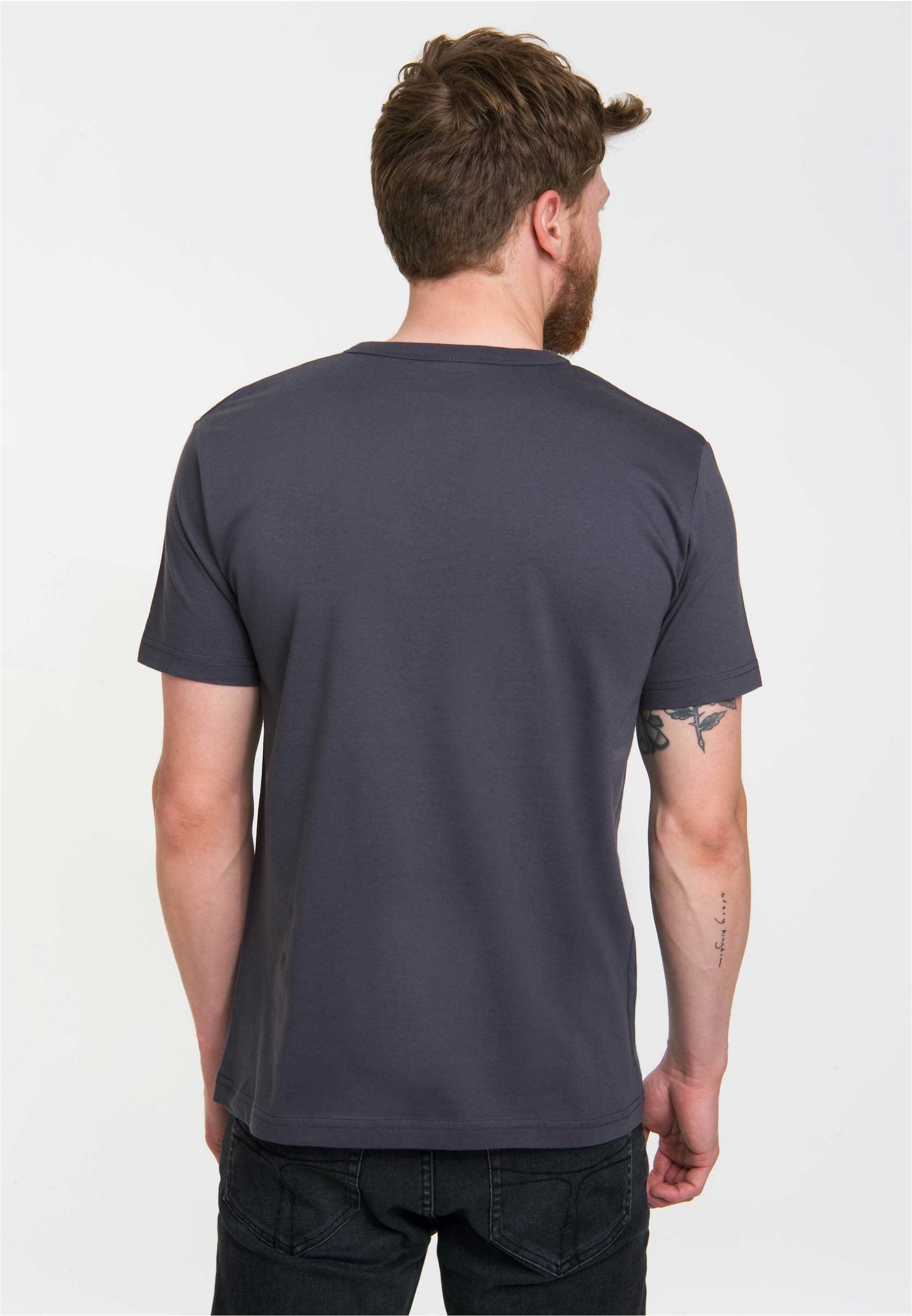 LOGOSHIRT T-Shirt »Der kleine Maulwurf Krtek«, mit coolem Print