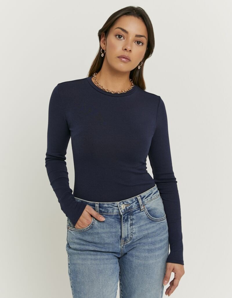 Tally Weijl Langarmbody "SBOCOCOSYM" Baumwollmischung, figurbetont günstig online kaufen