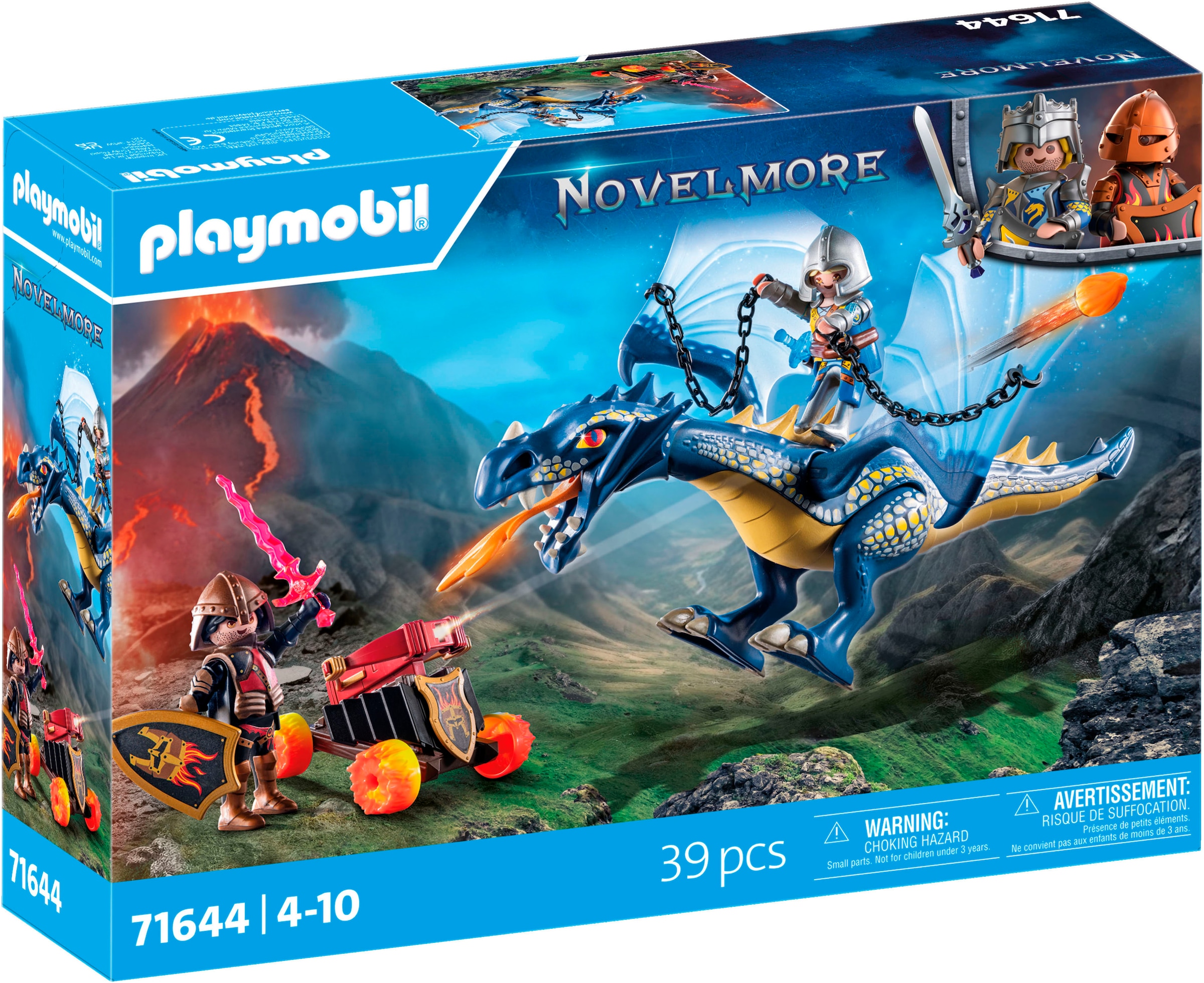 Konstruktions-Spielset »Drache im Gefecht (71644), Novelmore«, (39 St.), Made in Europe