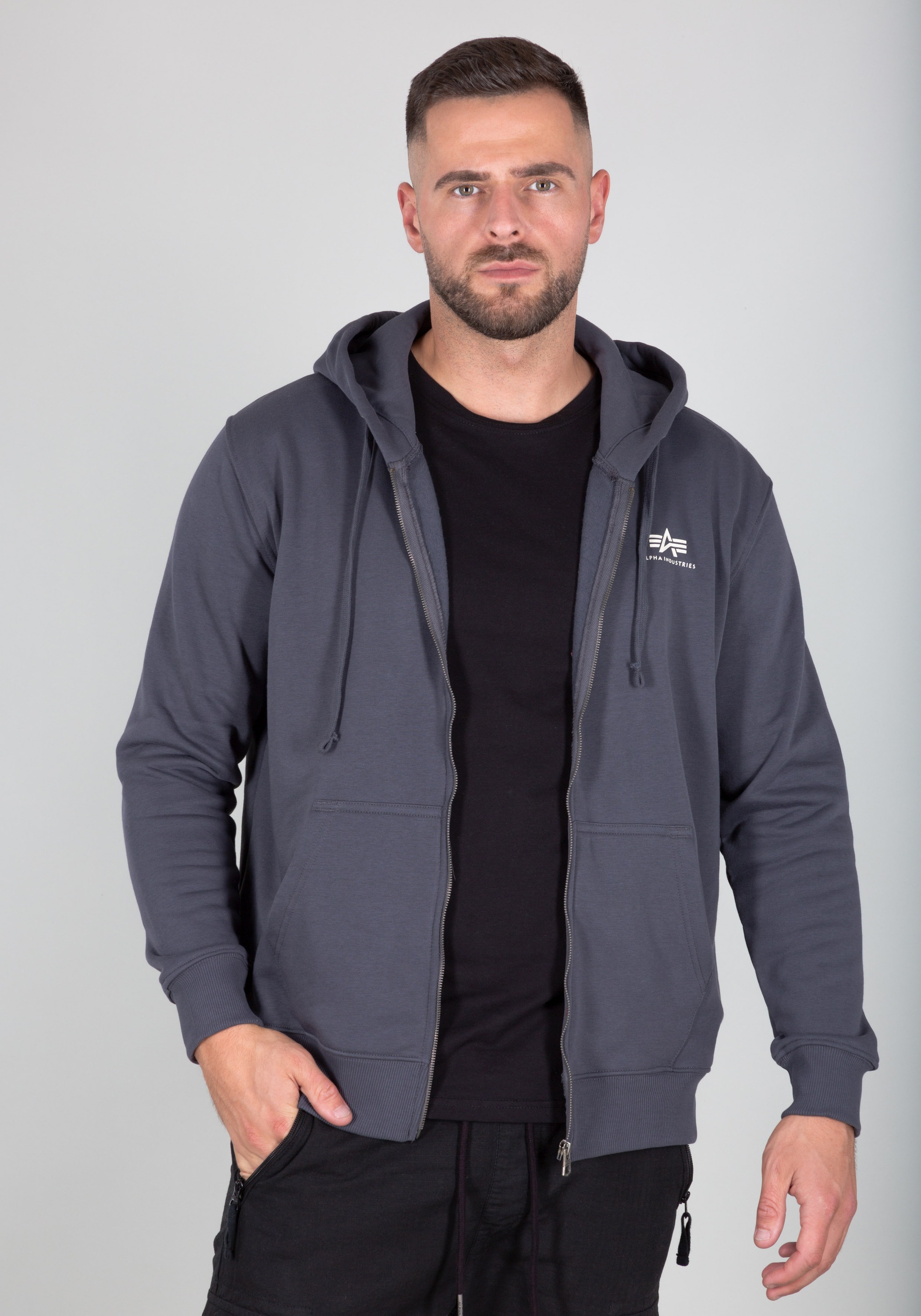 Alpha Industries Hoodie "Basic Zip Hoodie SL" günstig online kaufen