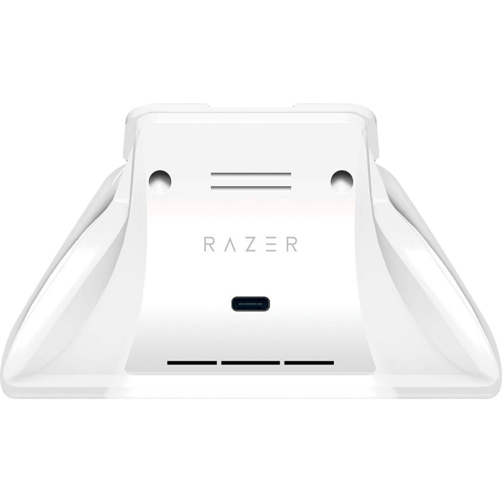 RAZER Controller-Halterung »Universal Quick Charging Stand für Xbox - Robot White«, (1 St.)