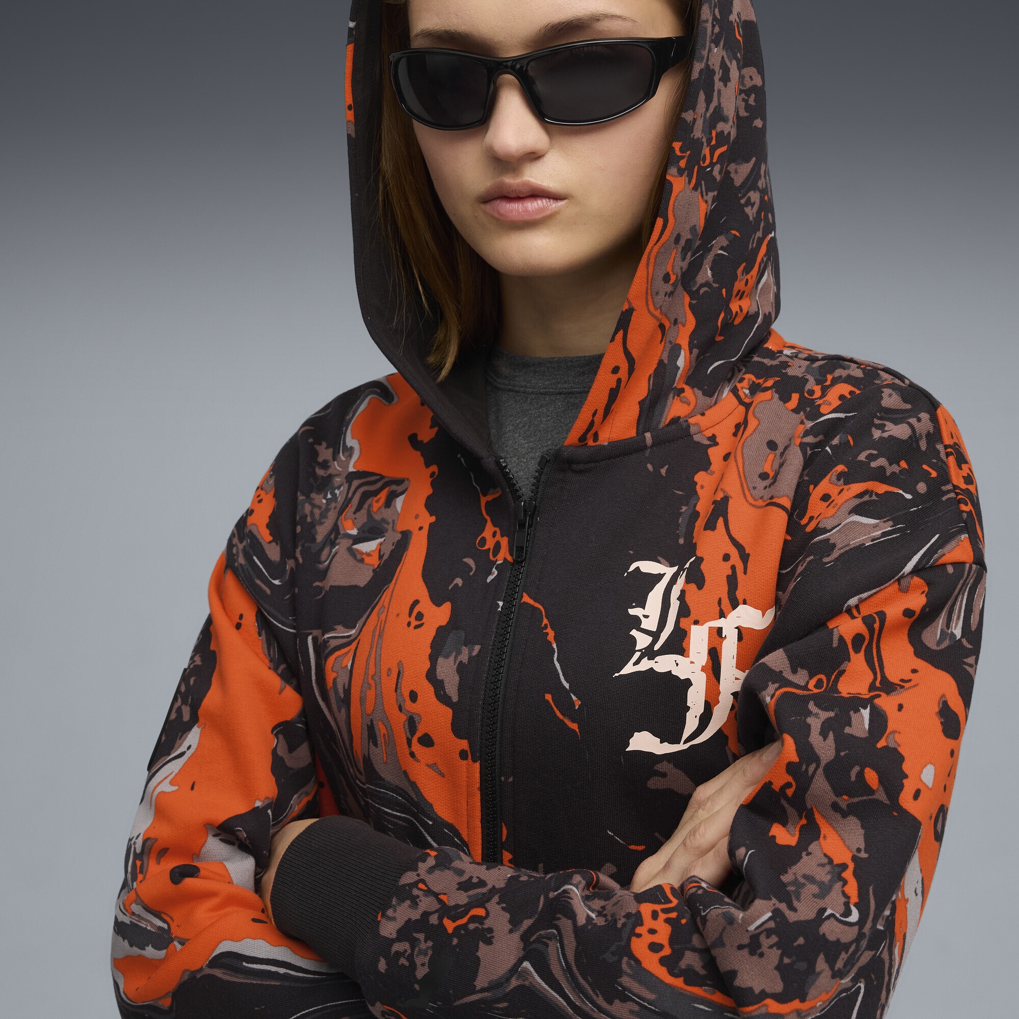 Thumbnail - PUMA Hoodie "LAFRANCÉ HEEM Crop Kapuzenjacke Damen"