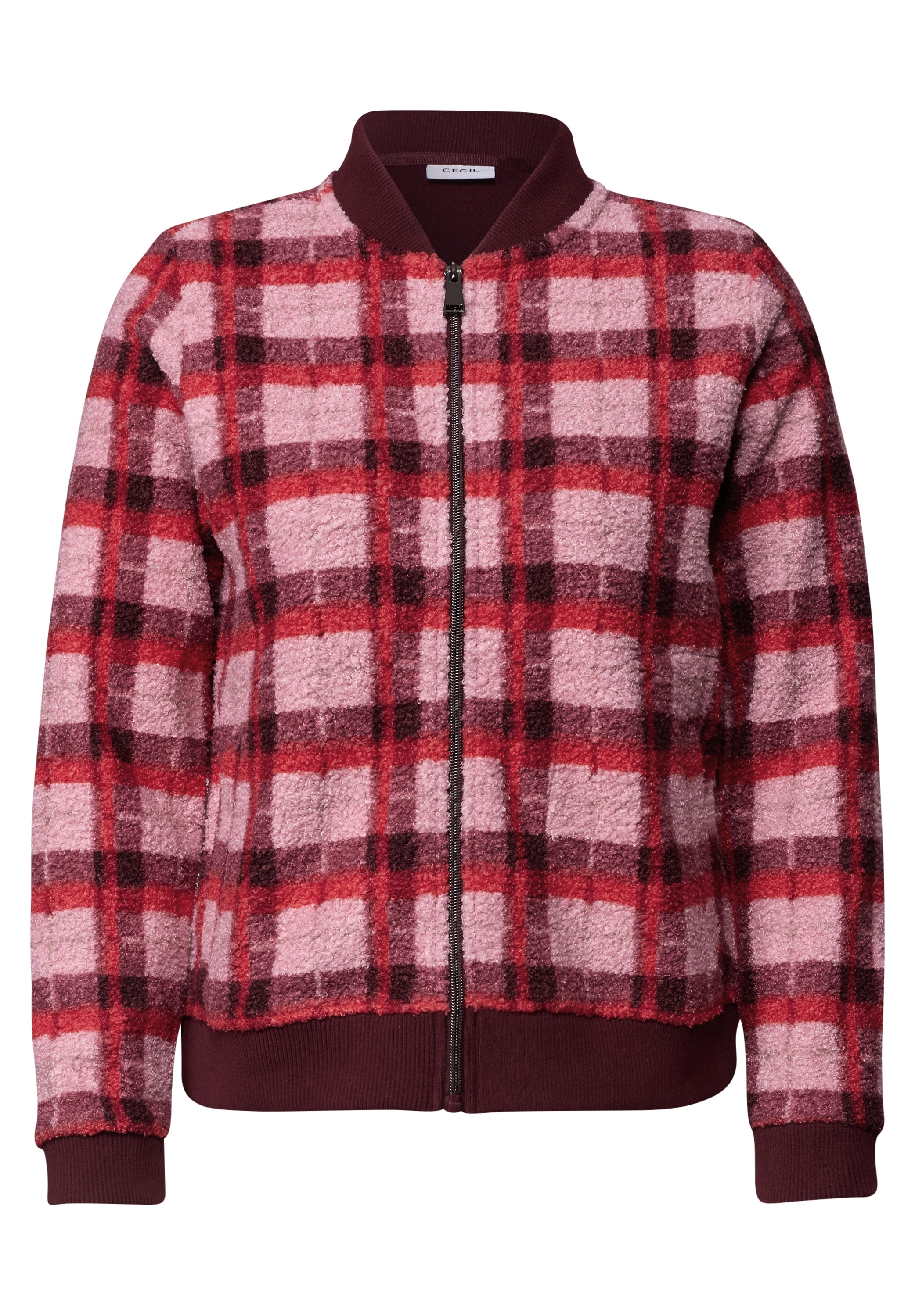Cecil Sweatjacke Karomuster