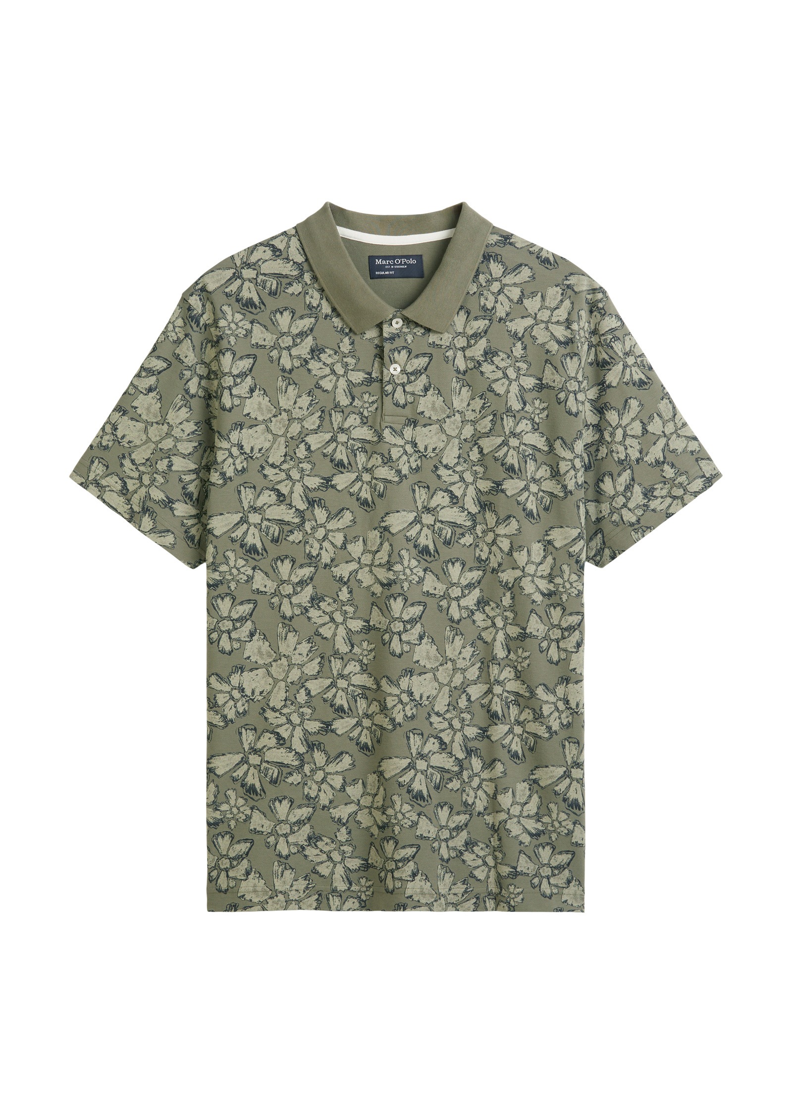 Marc O'Polo Poloshirt »aus Bio-Baumwoll-Mix«