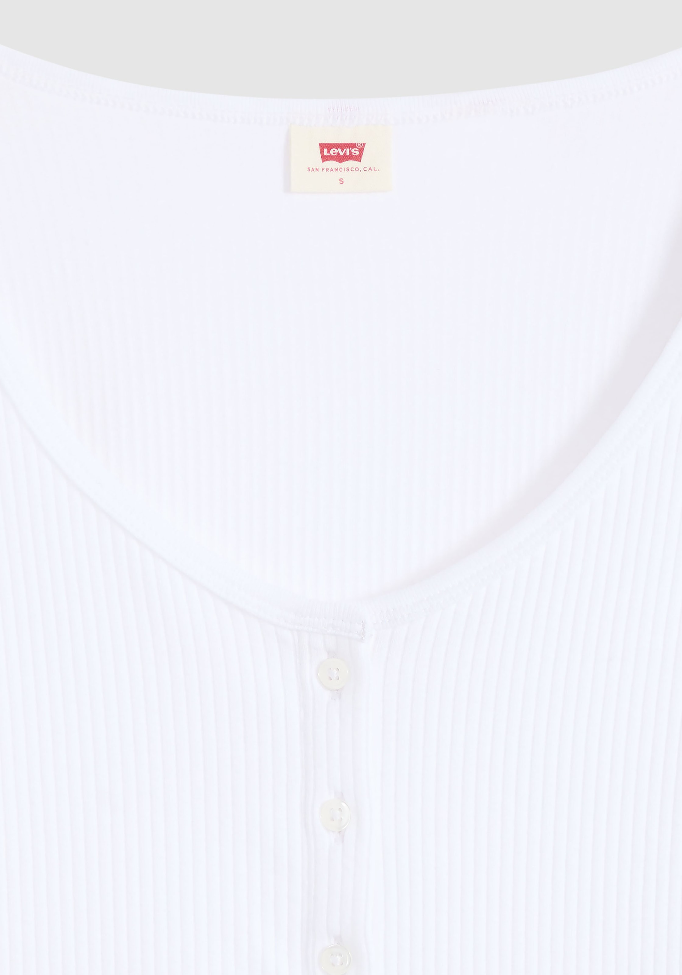 Levi's® Langarmshirt »AUSTEN BUTTON THROUGH LS« Feinripp