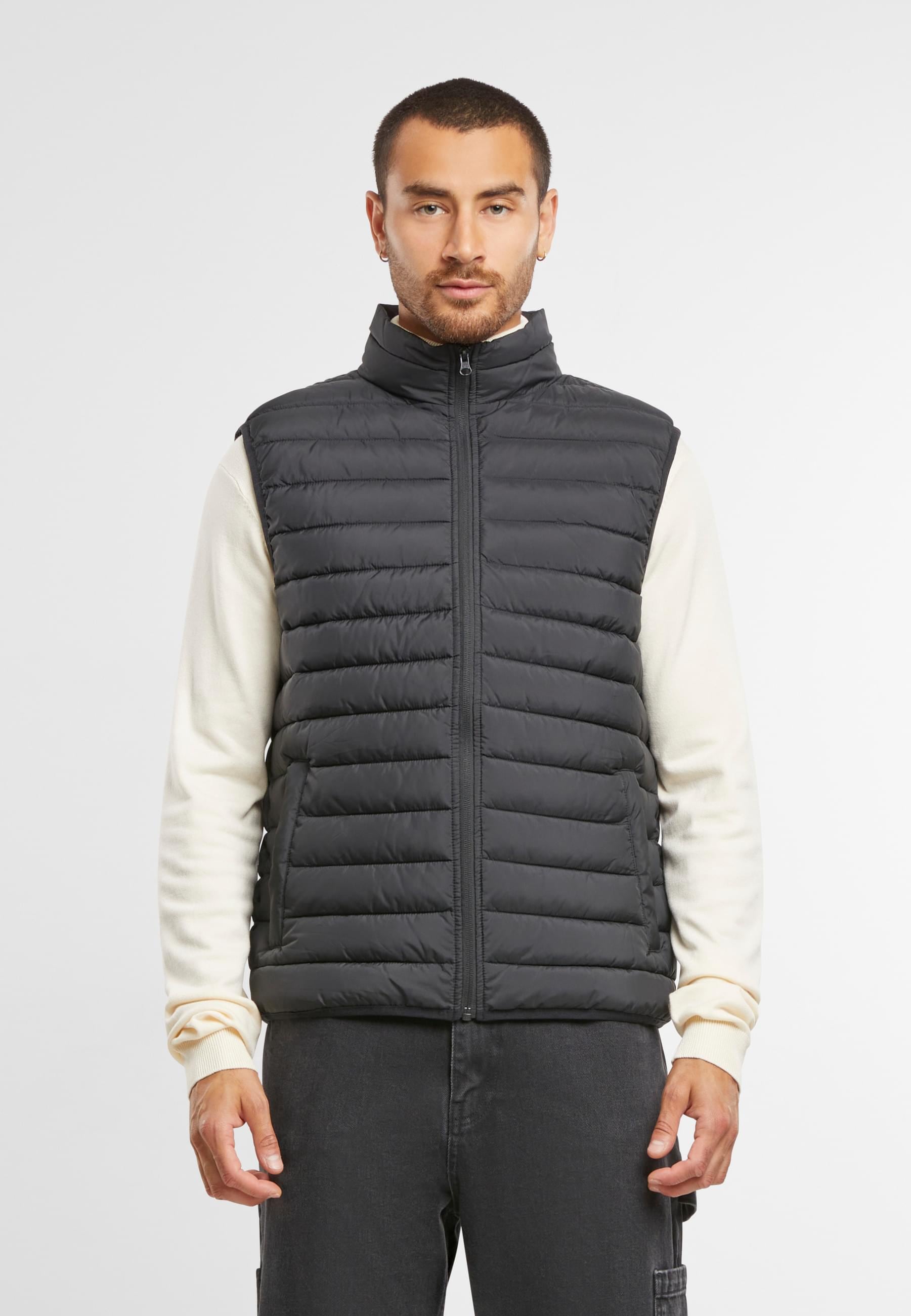 URBAN CLASSICS Steppweste »Urban Classics Basic Light Weigh Vest«, (1 tlg.)
