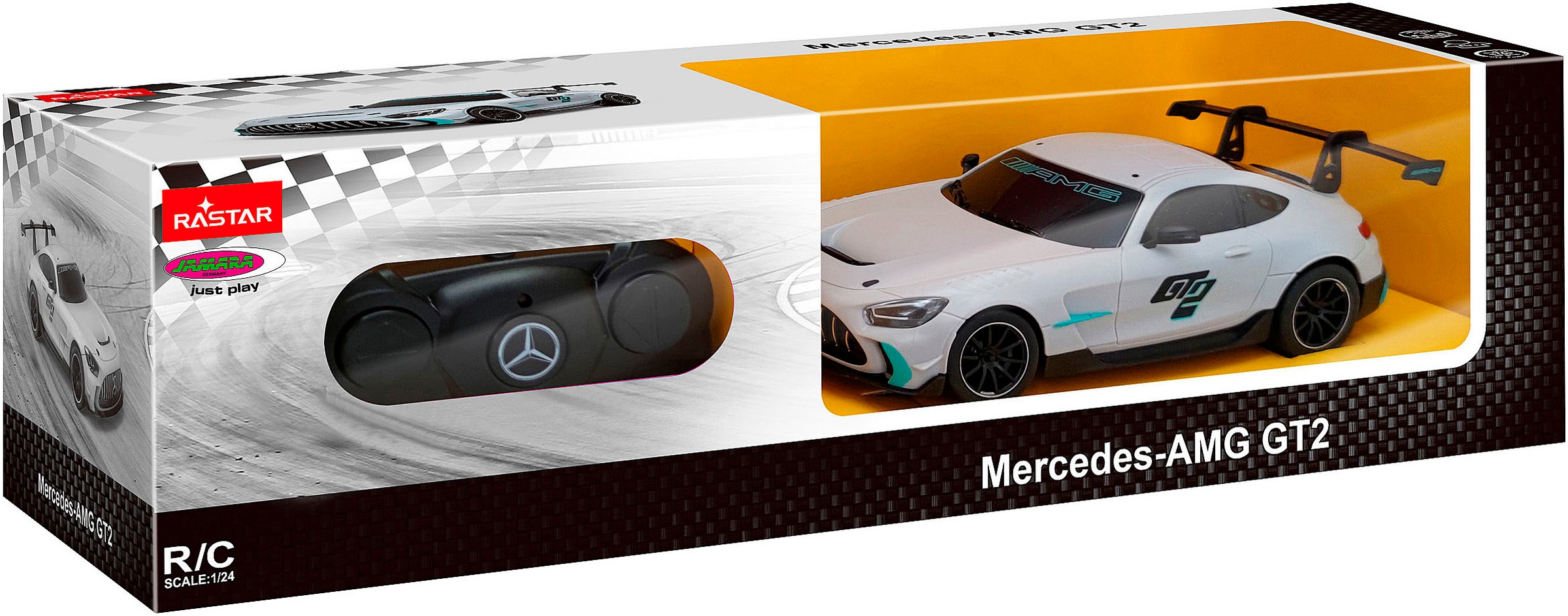 Jamara RC-Auto »Mercedes-AMG GT2 grau 2,4GHz« Maßstab 1:24