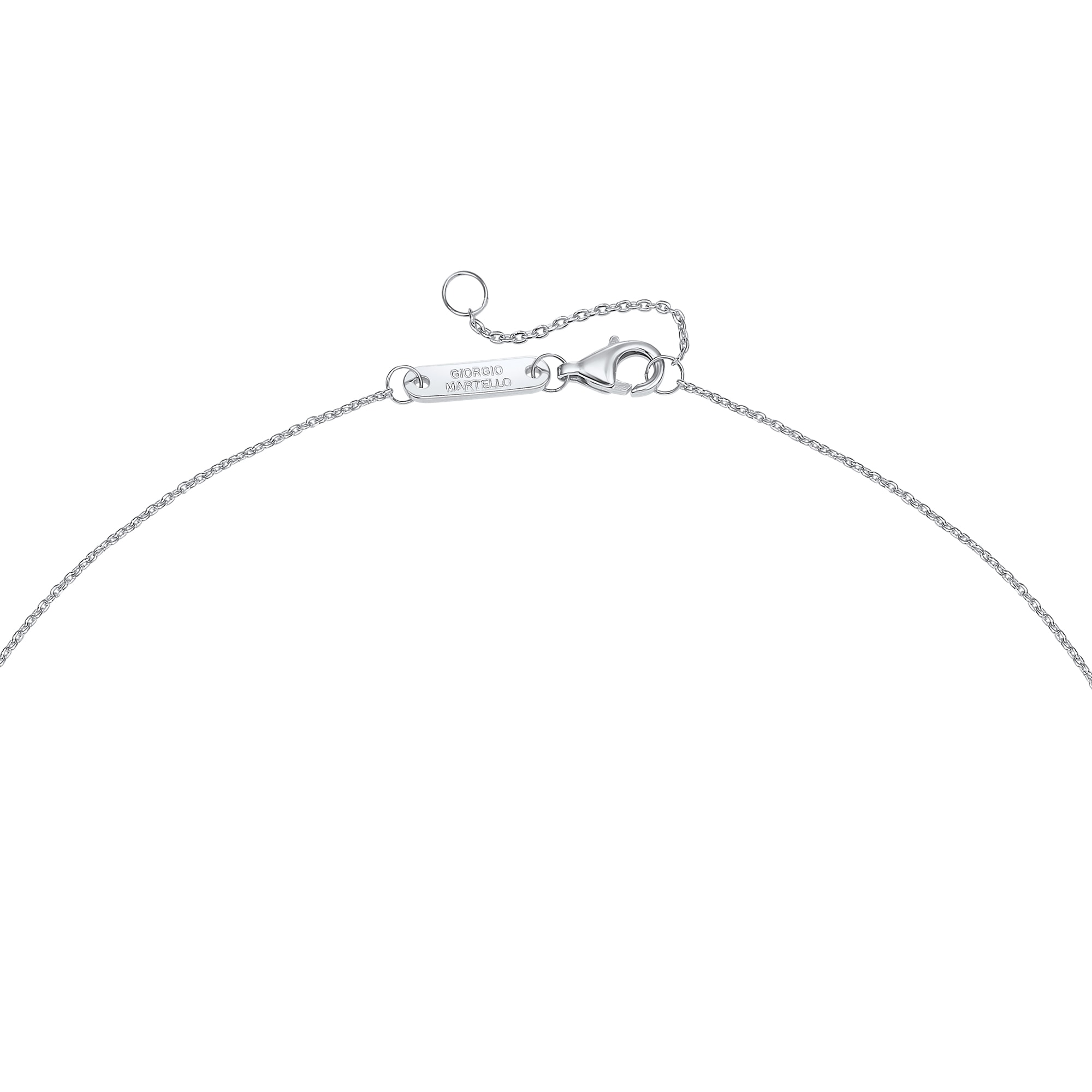 GIORGIO MARTELLO MILANO Kette mit Anhänger »mit Lab Grown Brillanten, Silber 925«