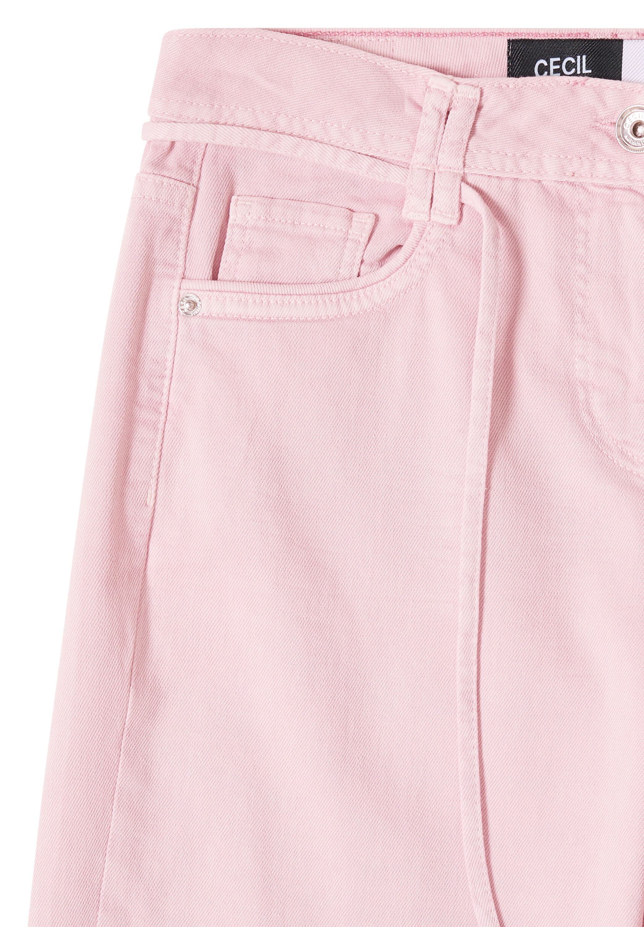 Loose-fit-Jeans CECIL, Damen, Gr. 32, Länge 28, light blush rose, Denim/Jeans, Obermaterial: 98% Baumwolle, 2% Elasthan. Futter: 52% Polyester, 48% Baumwolle, unifarben, loose fit lang, Jeans, im Five-Pocket Style 3