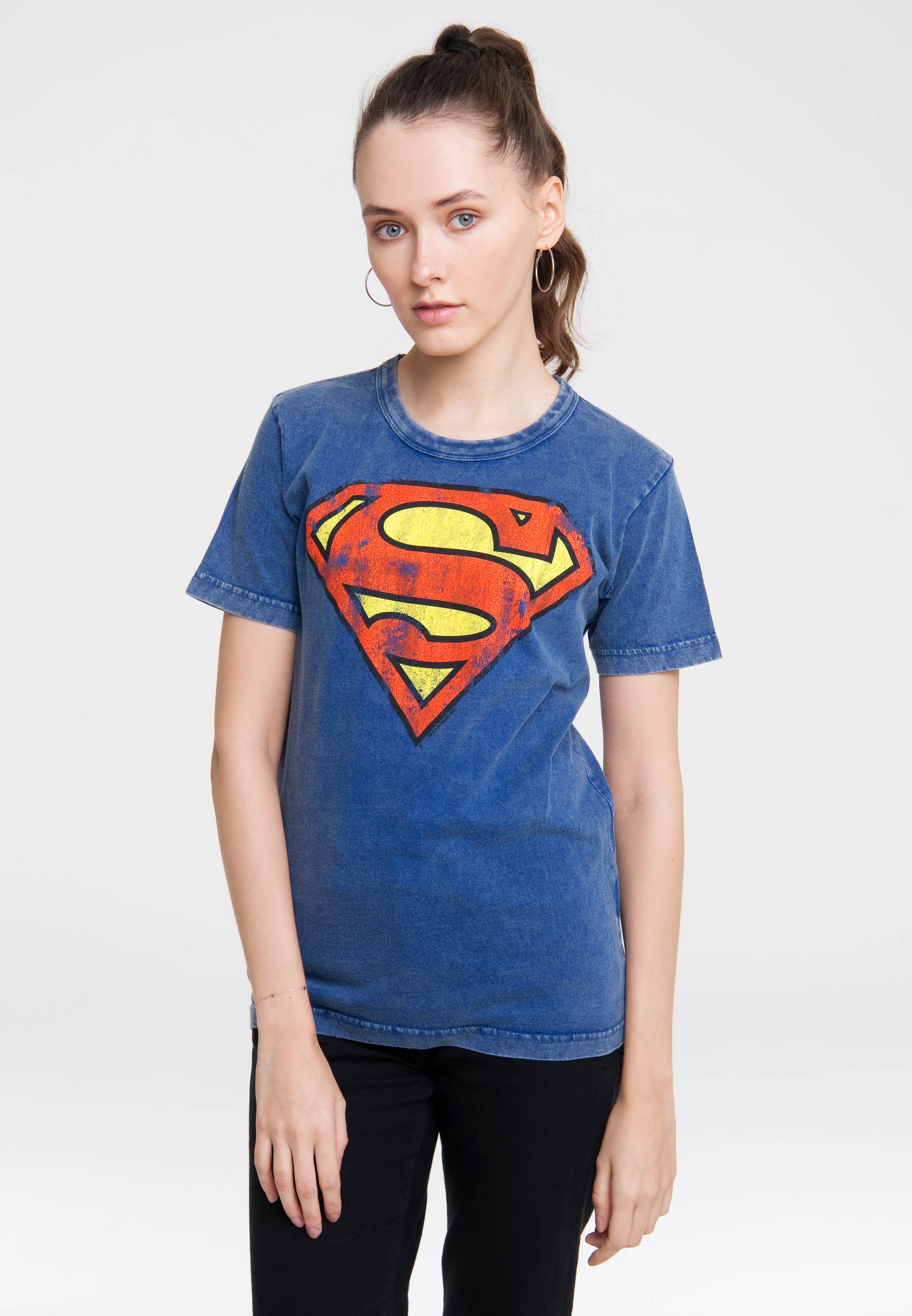 LOGOSHIRT T-Shirt »DC Comics – Superman«, mit lizenziertem Print