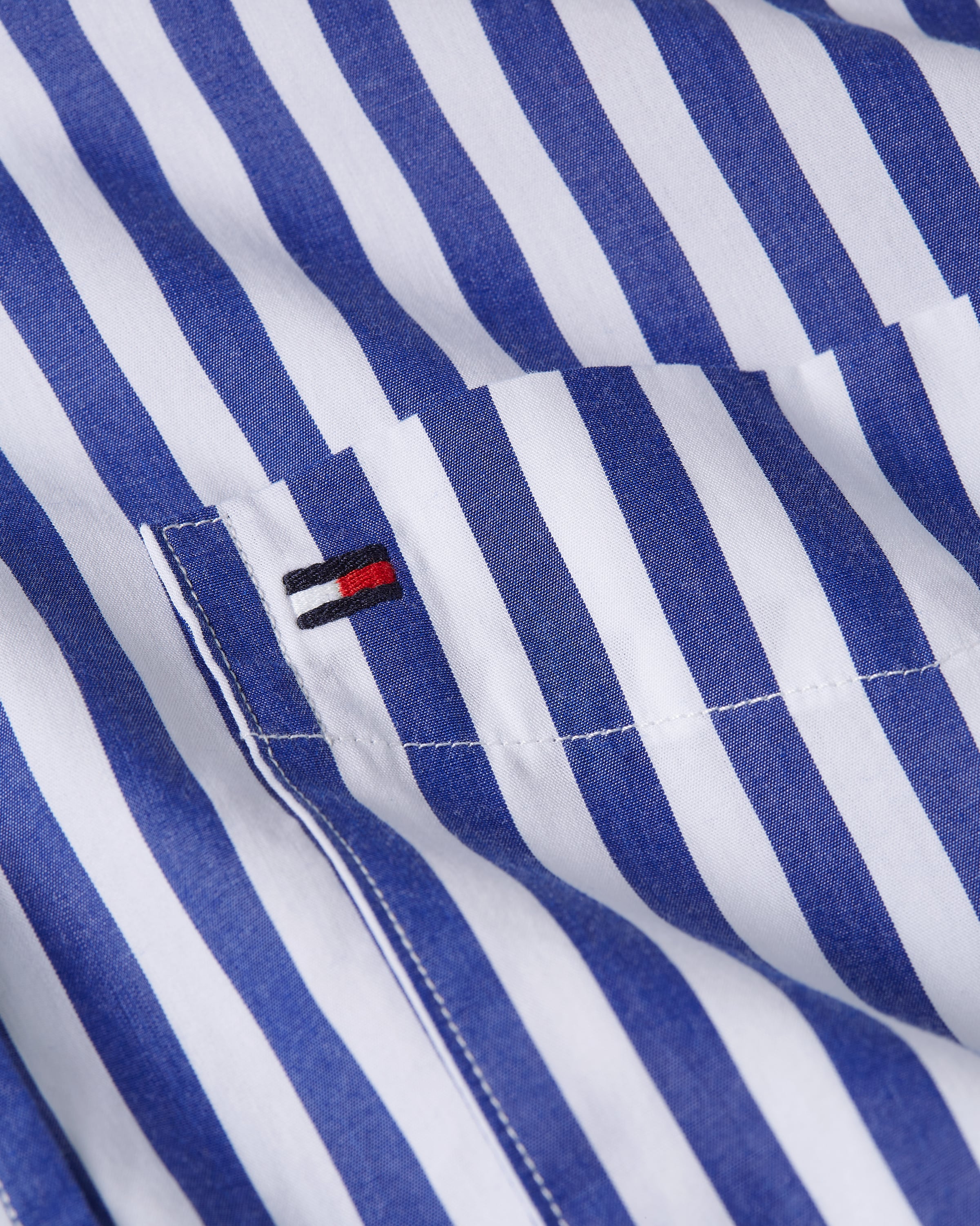 Tommy Hilfiger Langarmhemd »FLEX POPLIN BOLD STRIPE SHIRT«