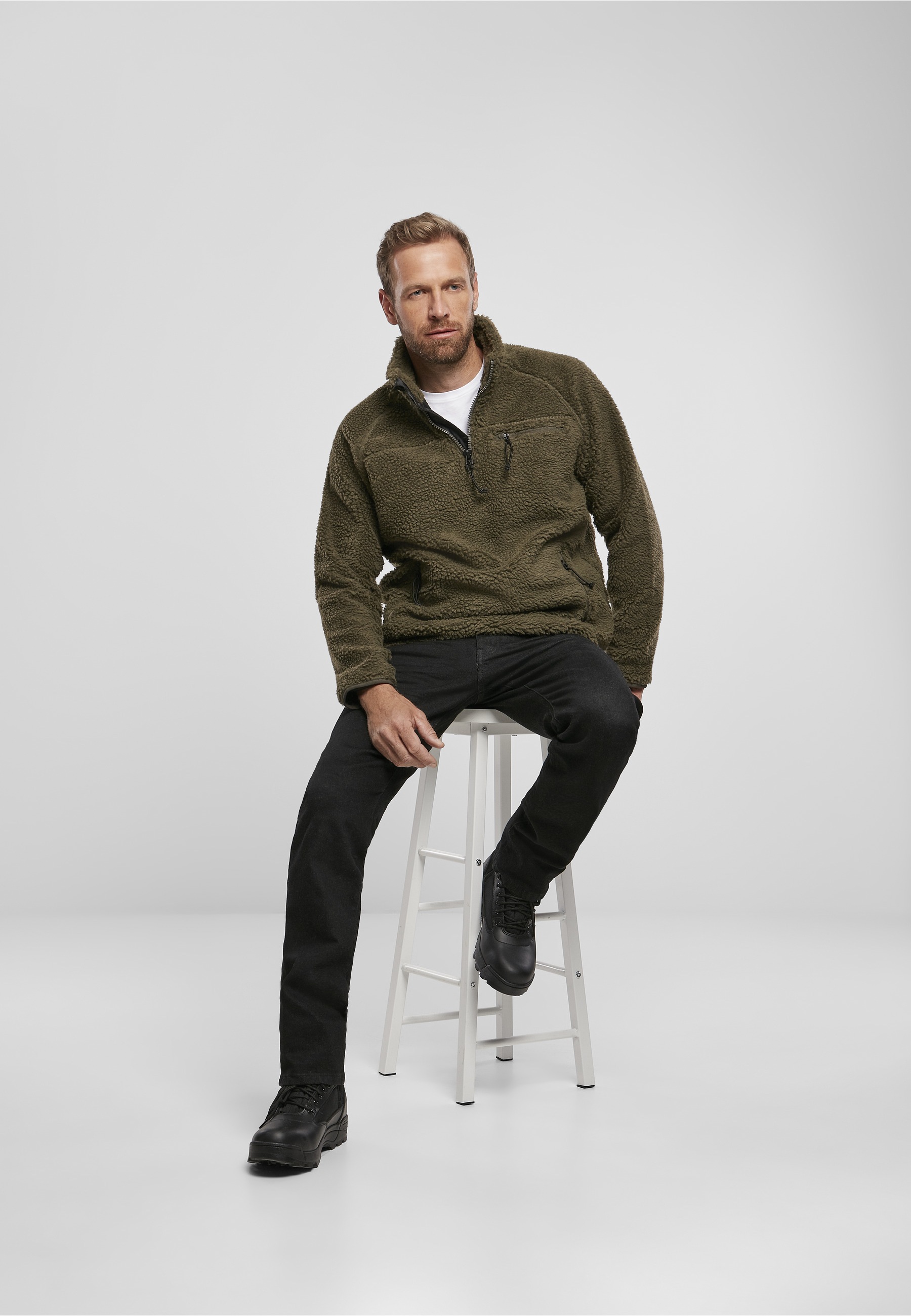 Brandit Kapuzenpullover »Brandit Herren Teddyfleece Troyer« 1 Stk.