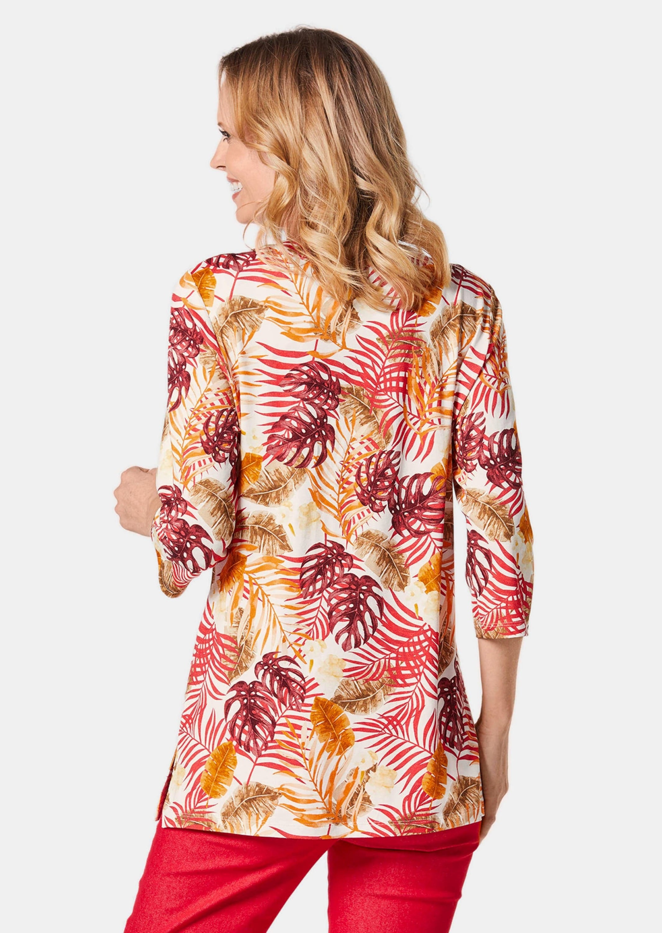 GOLDNER Print-Shirt »Drucktunika-Shirt Figurschmeichelndes Drucktunika-Shirt«