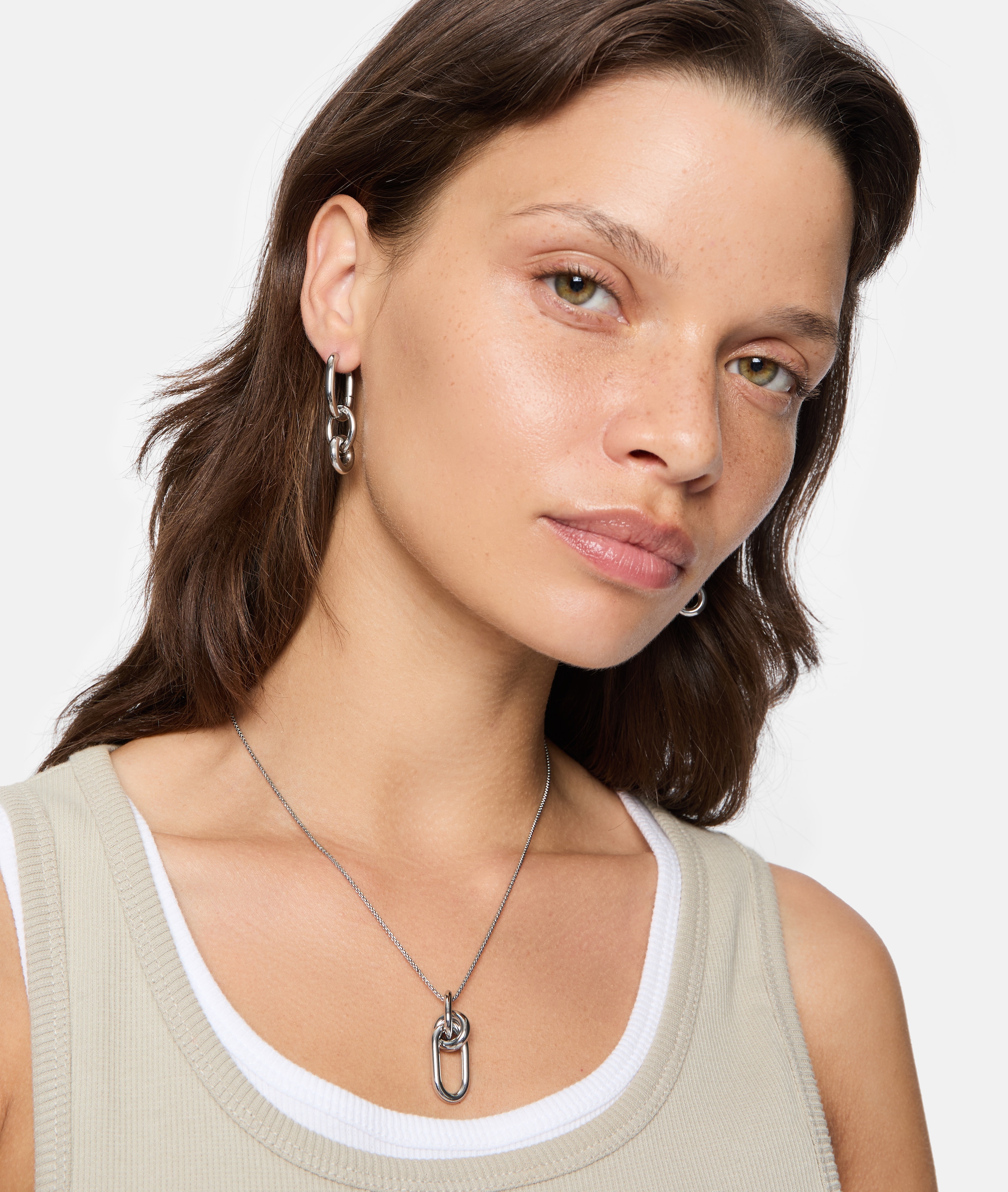 Liebeskind Berlin Kette mit Anhänger »Schmuck Geschenk Edelstahl Halskette Modern Knot Knoten«