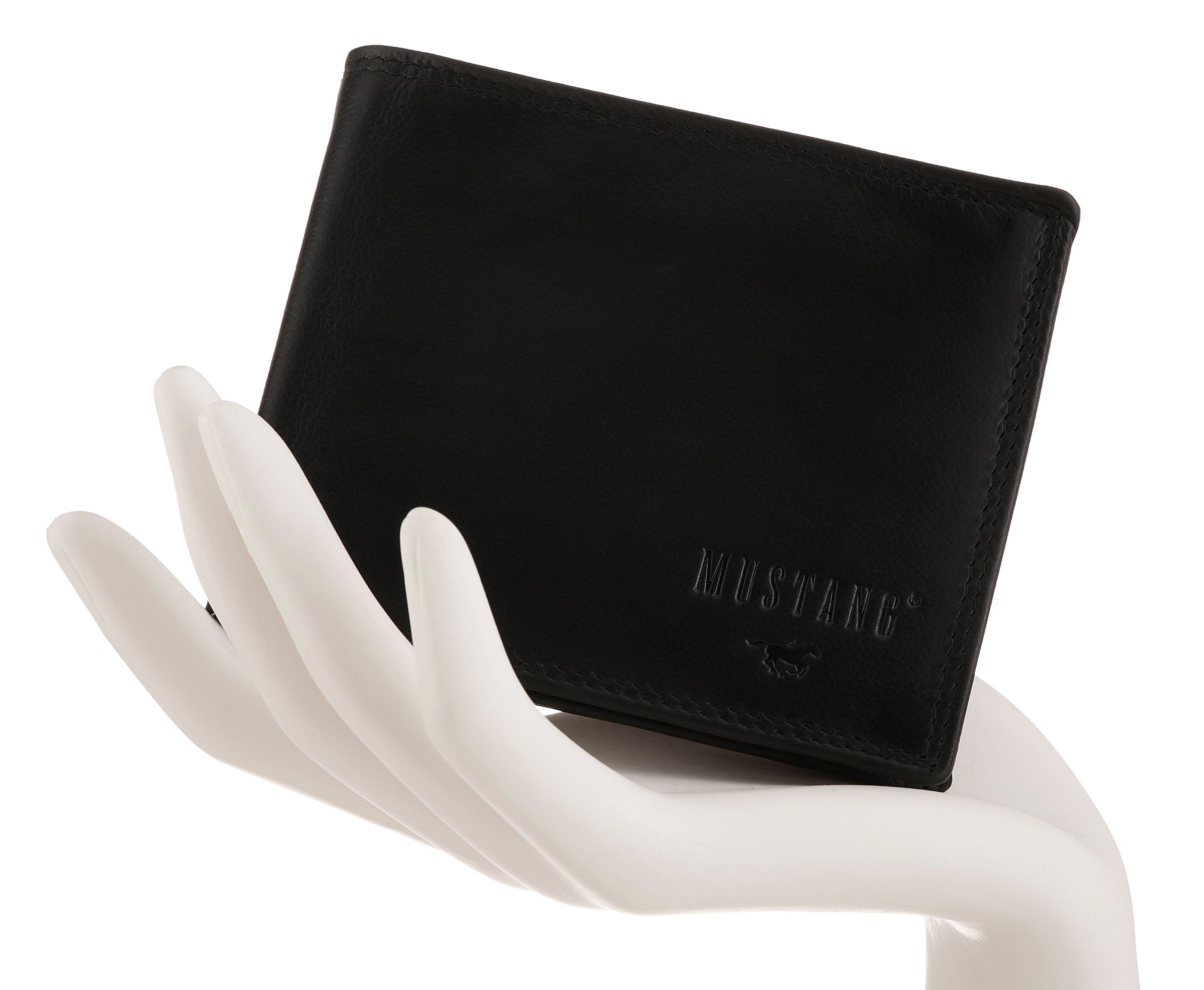 MUSTANG Geldbörse »Udine leather wallet side opening«, mit RFID-Schutz