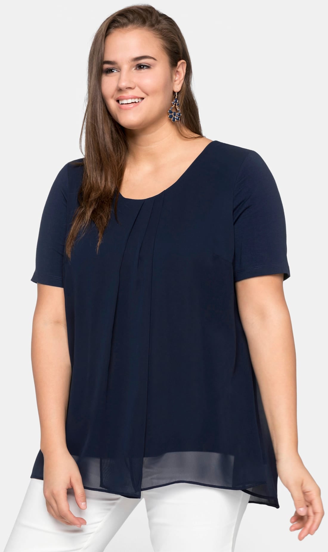 Sheego Blusenshirt "Blusenshirt" 1 Stk.