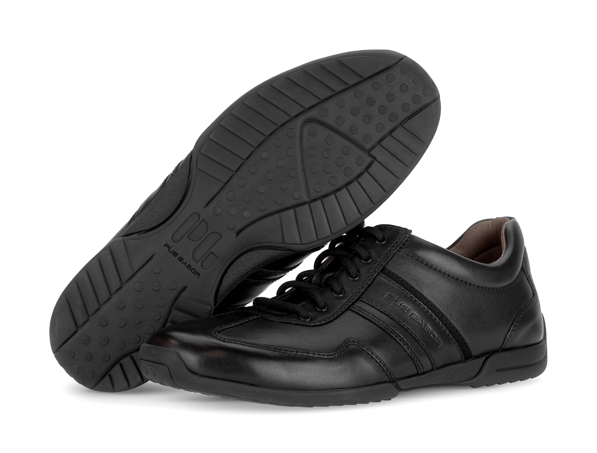 Pius Gabor Sneaker, Freizeitschuh, Halbschuh, Schnürschuh mit Logoprägung, G-Weite