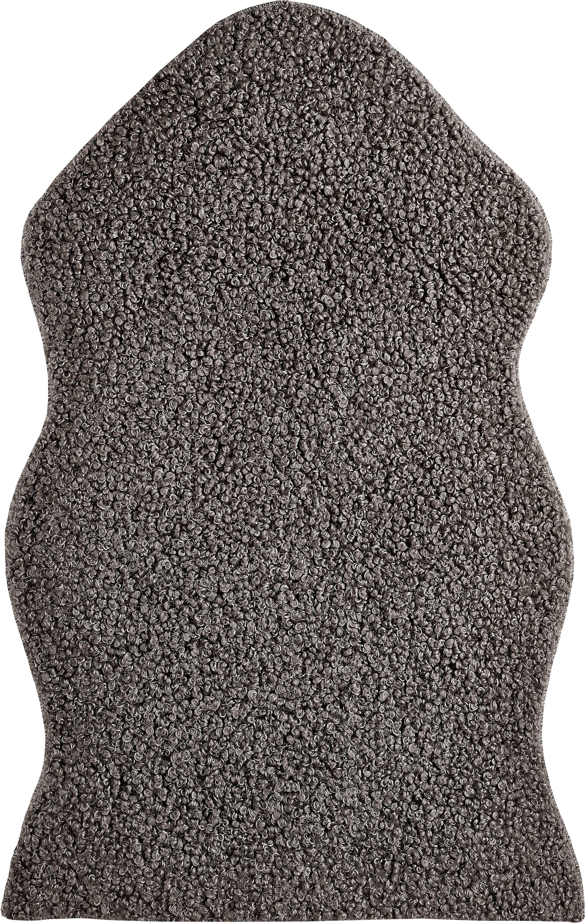 OTTO home Fellteppich "Lapua" fellförmig 25 mm Höhe Uni Farben, weich & fla günstig online kaufen