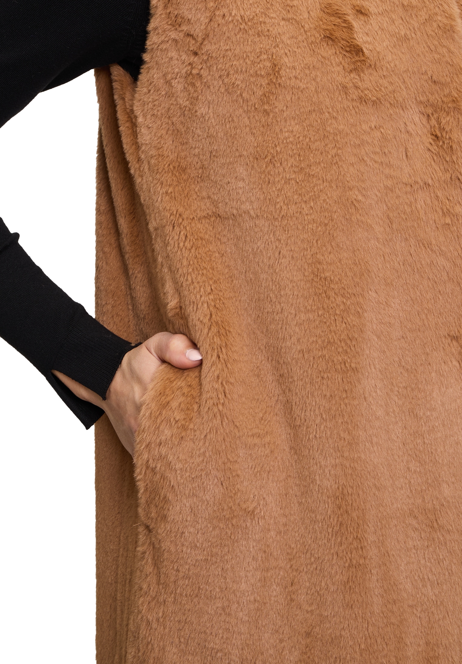 Betty Barclay Strickweste »Betty Barclay Damen Longweste mit Stehkragen«, Plüsch
