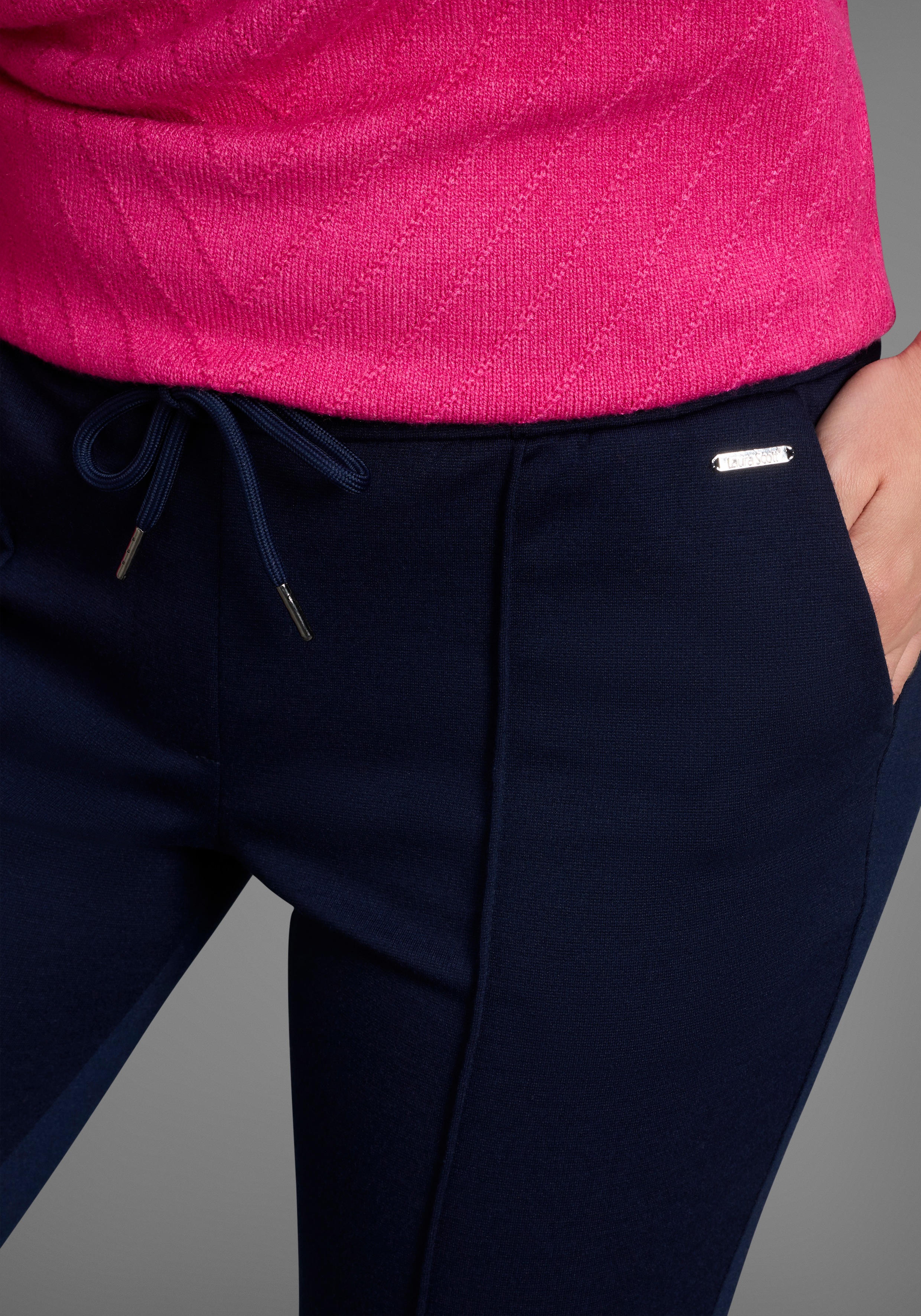 Thumbnail - Laura Scott Jogger Pants aus bequemer, elastischer Ware in edlem, sportivem Look