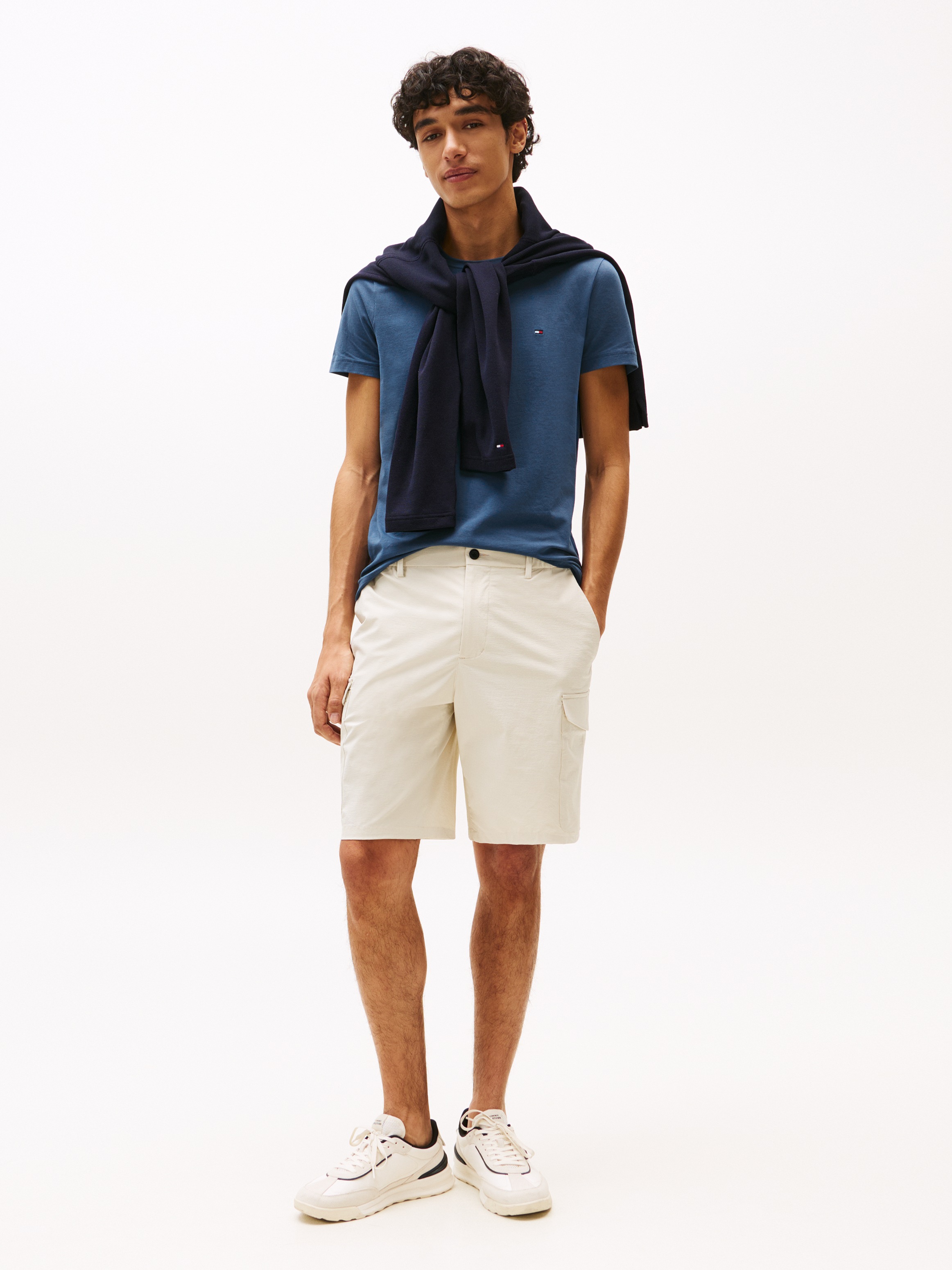 Tommy Hilfiger T-Shirt "STRETCH SLIM FIT TEE" mit Rundhalsausschnitt günstig online kaufen