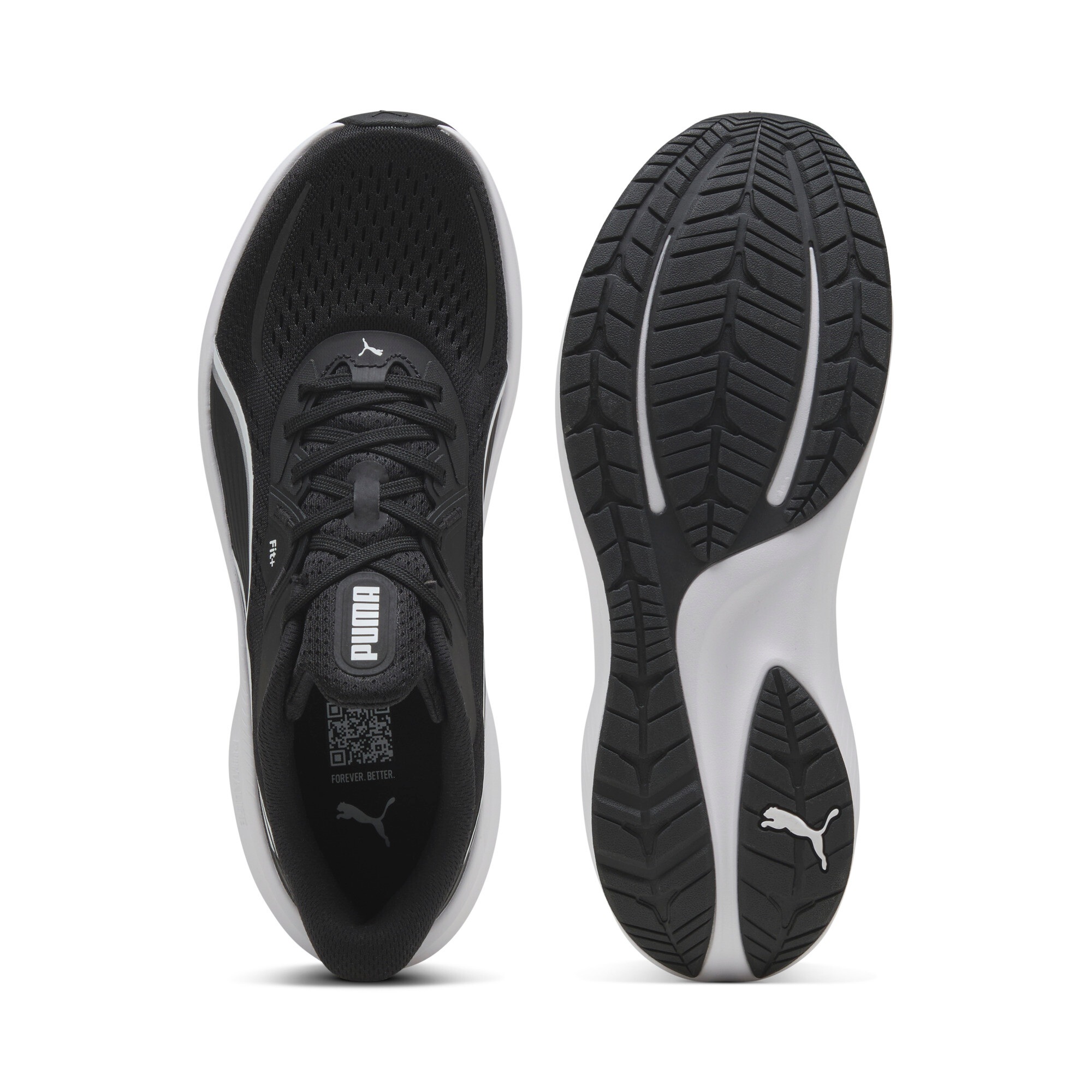 Puma Skyrocket Lite 2 Running Shoe Black White Silver 11 3