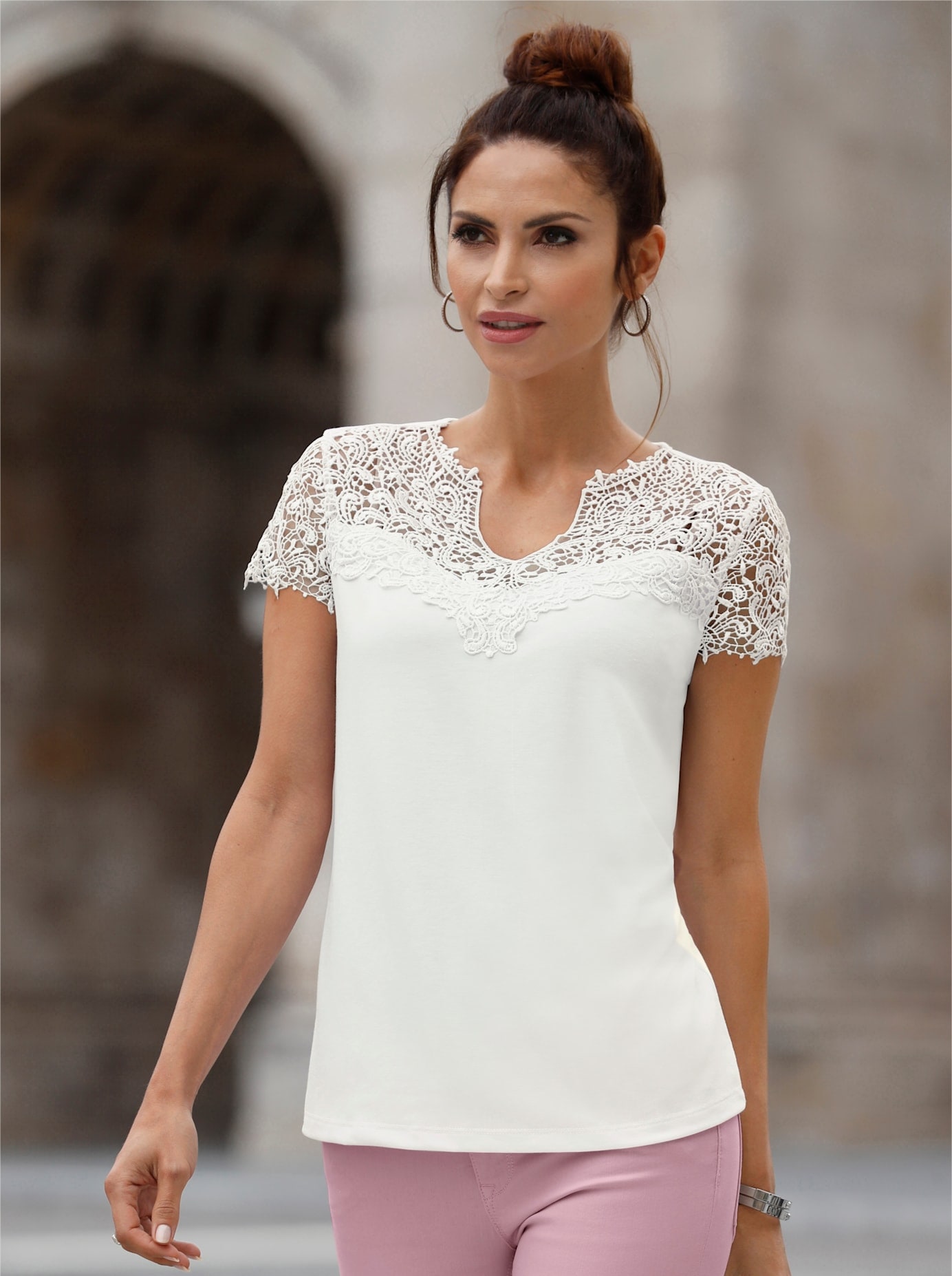 Lady Spitzenshirt "Shirt" 1 Stk. günstig online kaufen