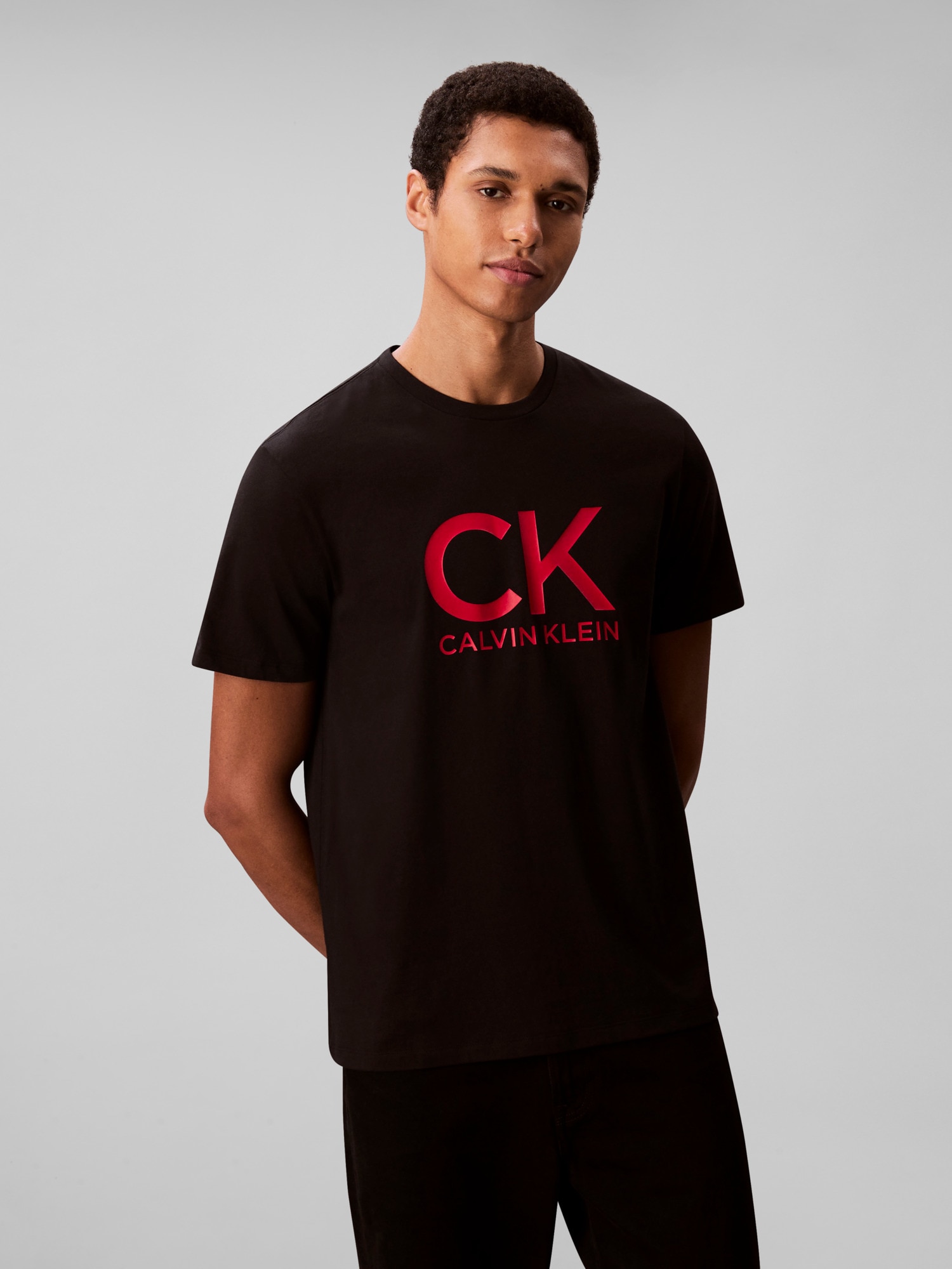 Calvin Klein Jeans T-Shirt "SS 30S EU CK CALVIN GRAPHIC TEE", Mit Rundhalsa günstig online kaufen